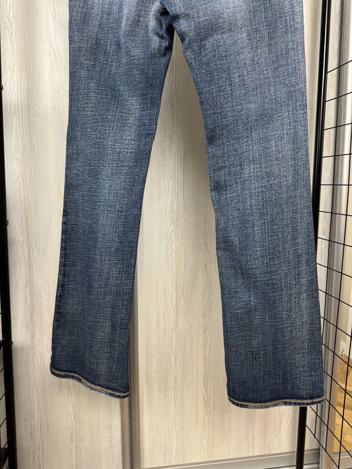 Diesel Diesel vintage y2k blue distressed rap wide flared jeans Size 27" / US 4 / IT 40 - 12 Thumbnail