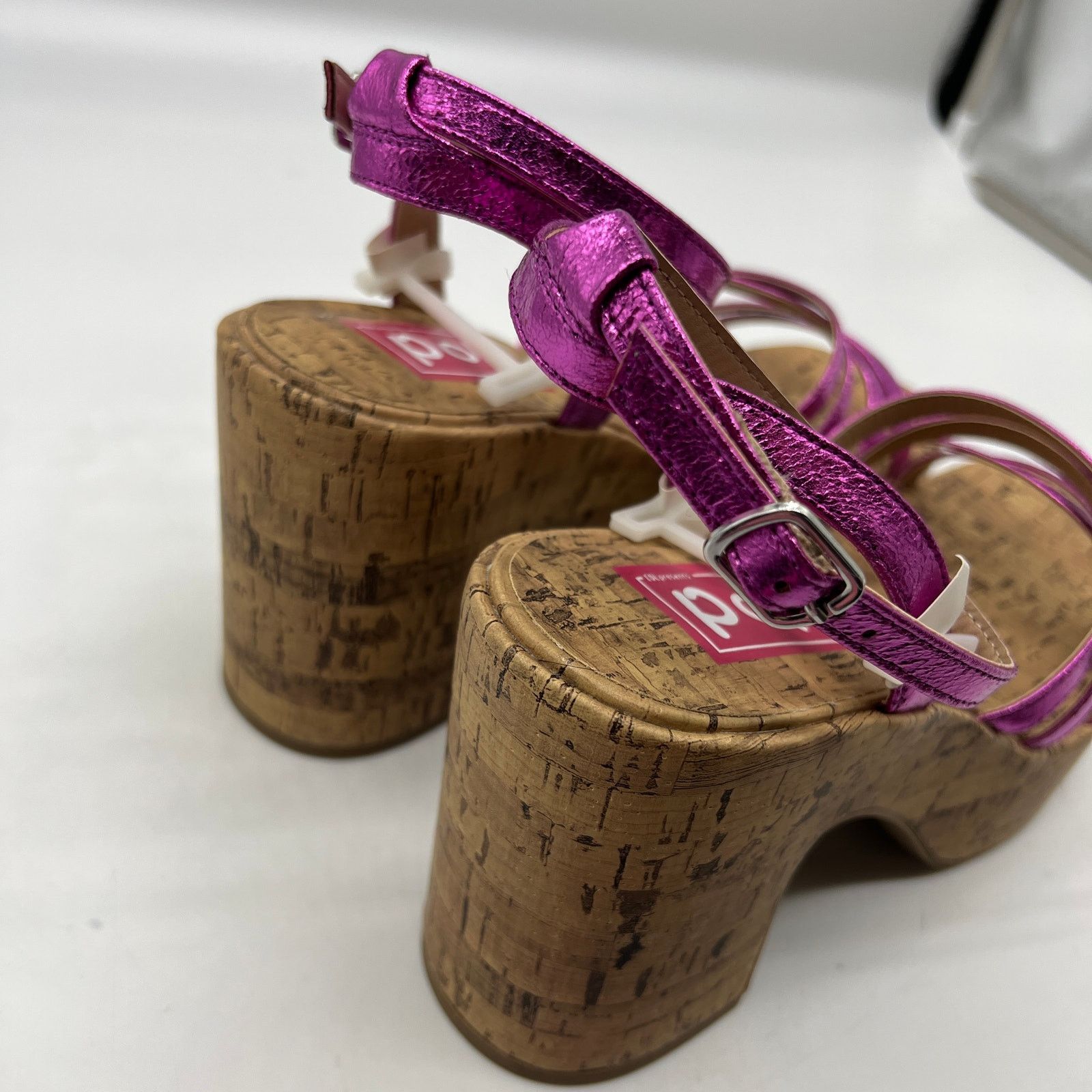 Other Pop Womens Kallie Heeled Sandals Pink Fuschia 9.5 Size US 9.5 / IT 39.5 - 12 Thumbnail