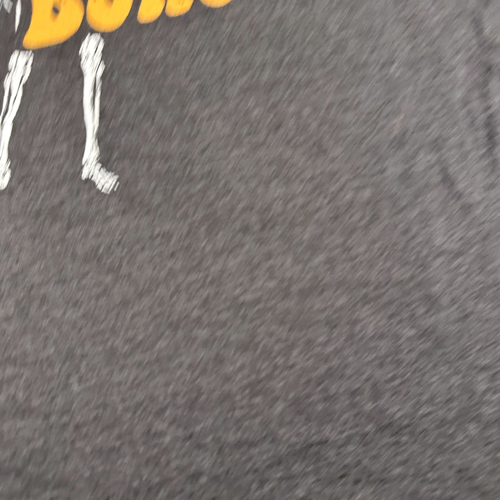 Hereu Just Here To Bone Shirt Adult XL Gray Skeleton Graphic Funny Halloween Tee Mens Size US XL / EU 56 / 4 - 7 Thumbnail