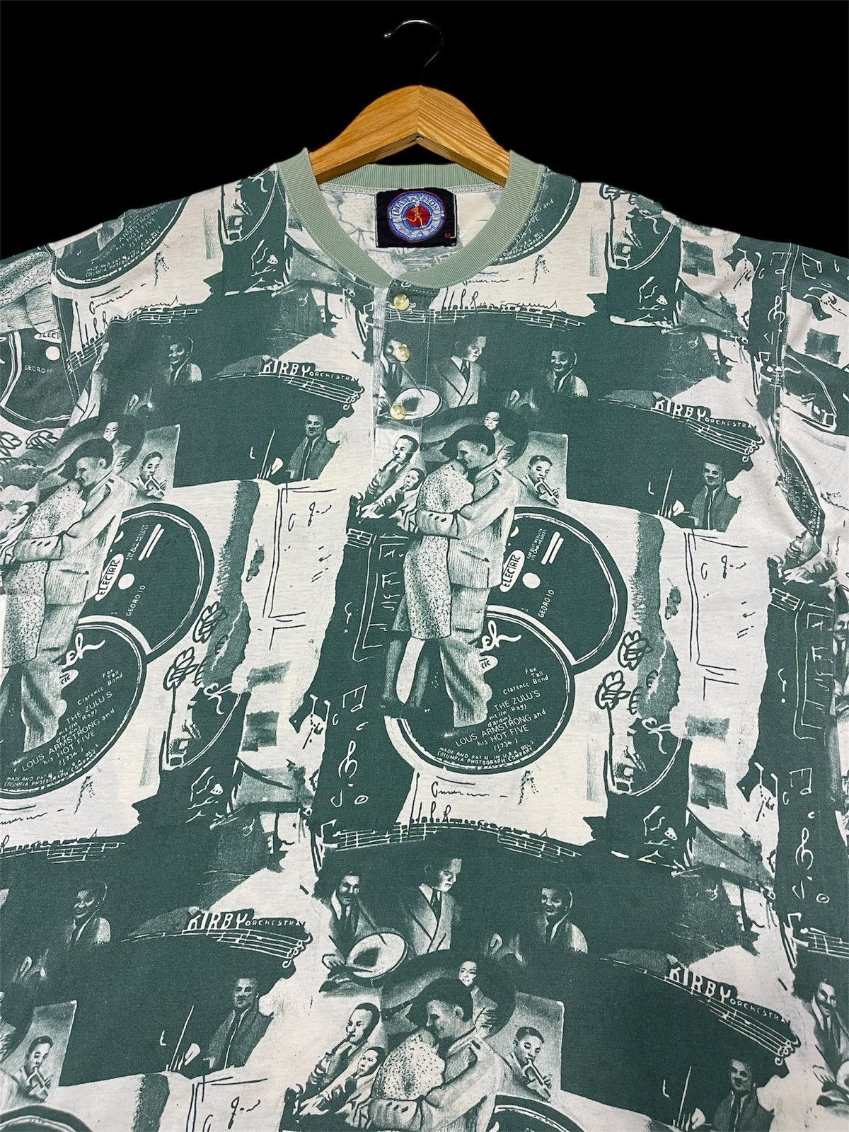 Band Tees Vintage Music Jazz Full Print Size US L / EU 52-54 / 3 - 4 Thumbnail
