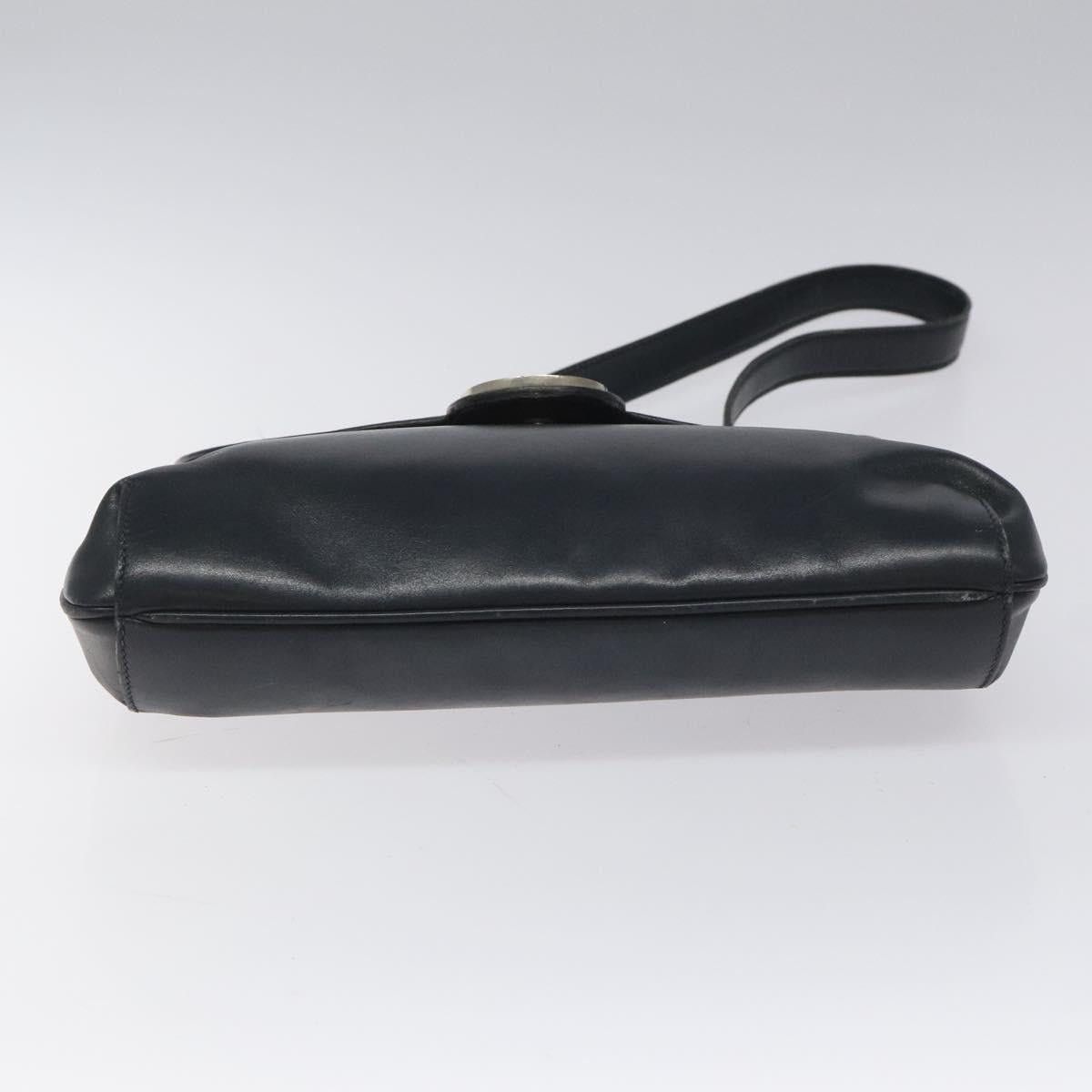 Gucci GUCCI Shoulder Bag Leather Navy Gold Size ONE SIZE - 5 Thumbnail
