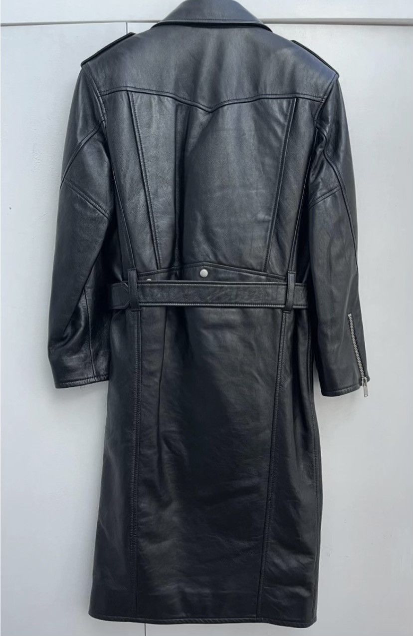 Saint Laurent Paris Saint Laurent Longline Leather Biker Jacket Size XS / US 0-2 / IT 36-38 - 2 Thumbnail