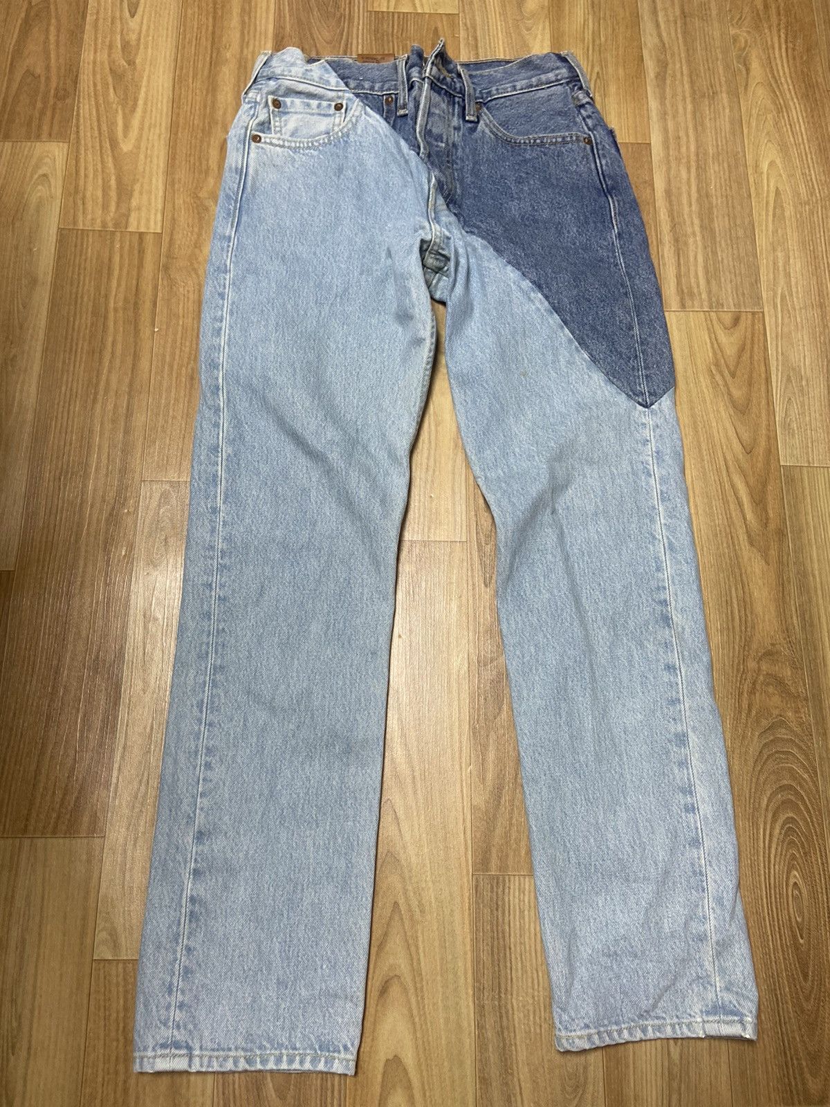 Vetements S Vetements reworked cut up jeans Denim pants | Grailed