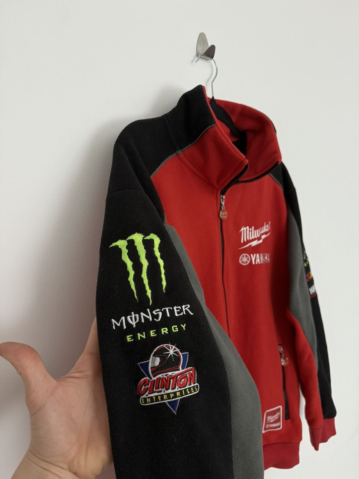 Yamaha Milwaukee Yamaha Monster Zip Racing Fleece Jacket Motocross Size US M / EU 48-50 / 2 - 2 Thumbnail