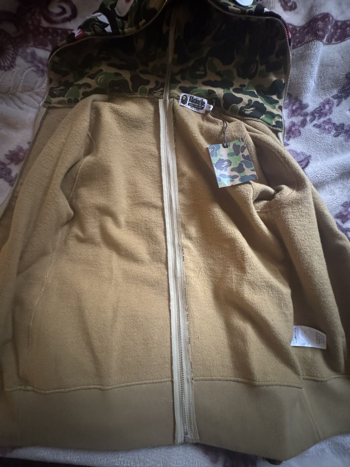 Bape ABC CAMO SEPARATE SHARK FULL ZIP HOODIE Size US S / EU 44-46 / 1 - 11 Thumbnail