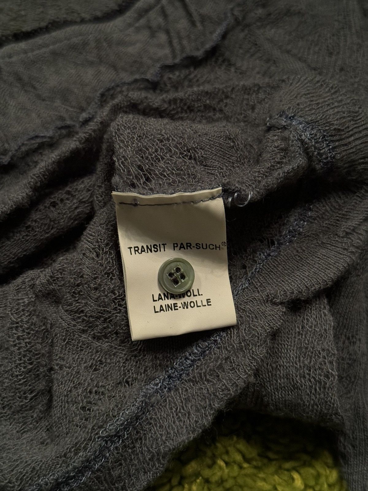 Transit × Transit Uomo Transit par-such avant garde mesh wool sweater Size S / US 4 / IT 40 - 4 Thumbnail