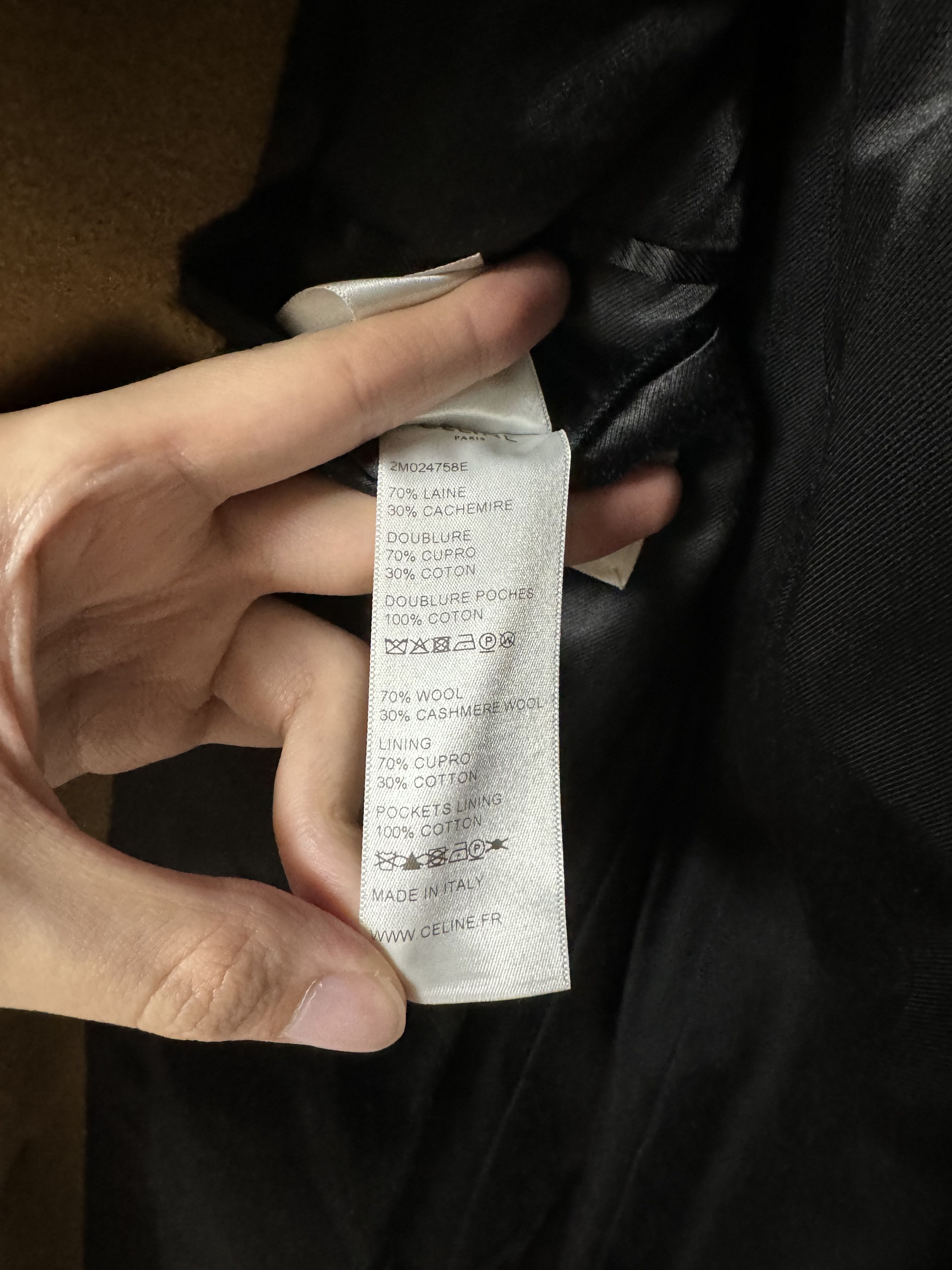 Celine FW19 Double Breasted Chesterfield Coat Size US S / EU 44-46 / 1 - 6 Thumbnail