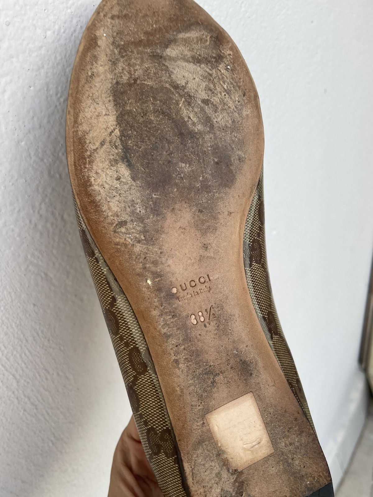 Gucci Gucci Hysteria Monogram Ballet Flats Size US 8 / IT 38 - 22 Thumbnail