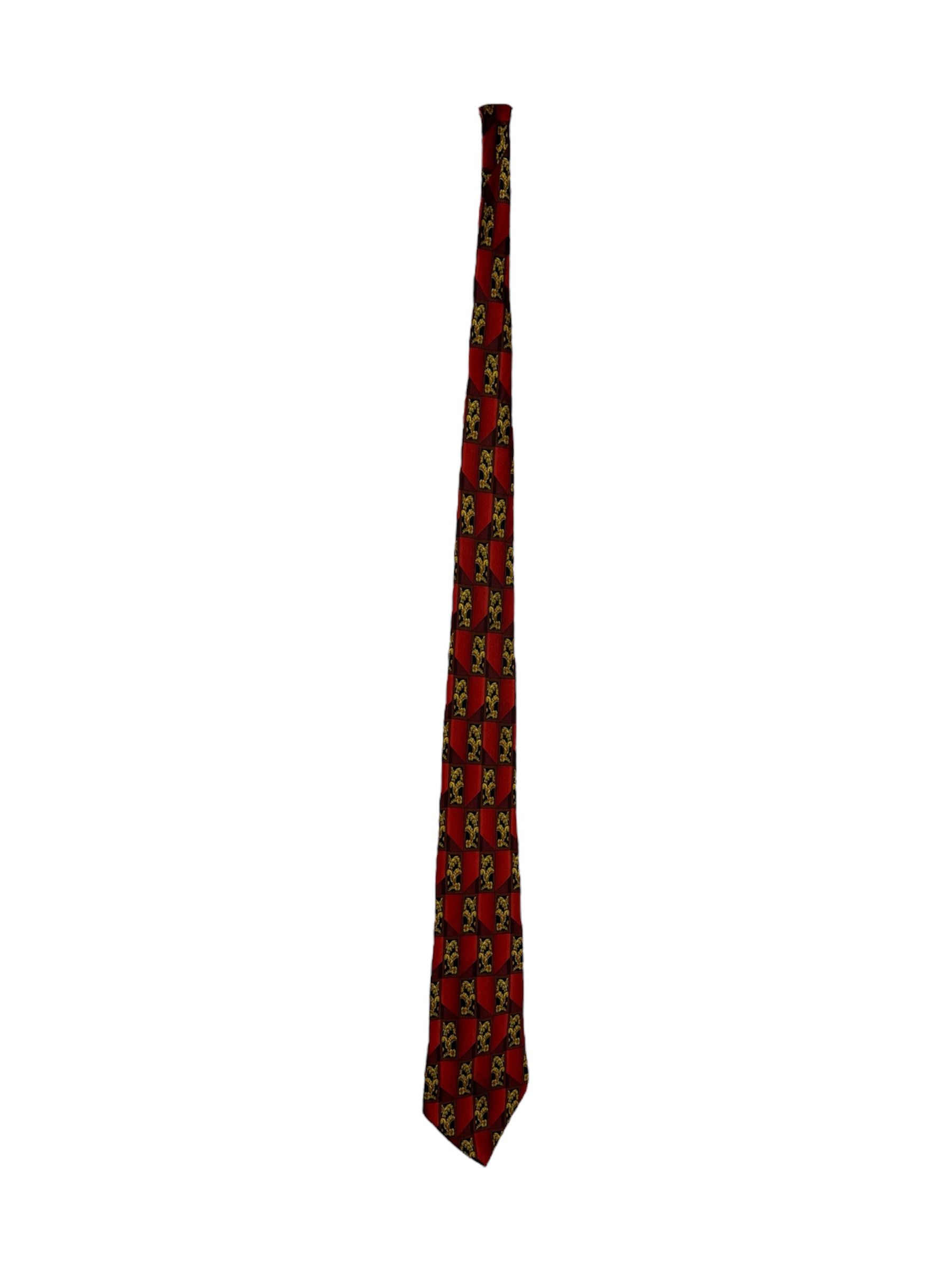 Lanvin Lanvin red luxury silk tie Paris France Size ONE SIZE - 1 Thumbnail