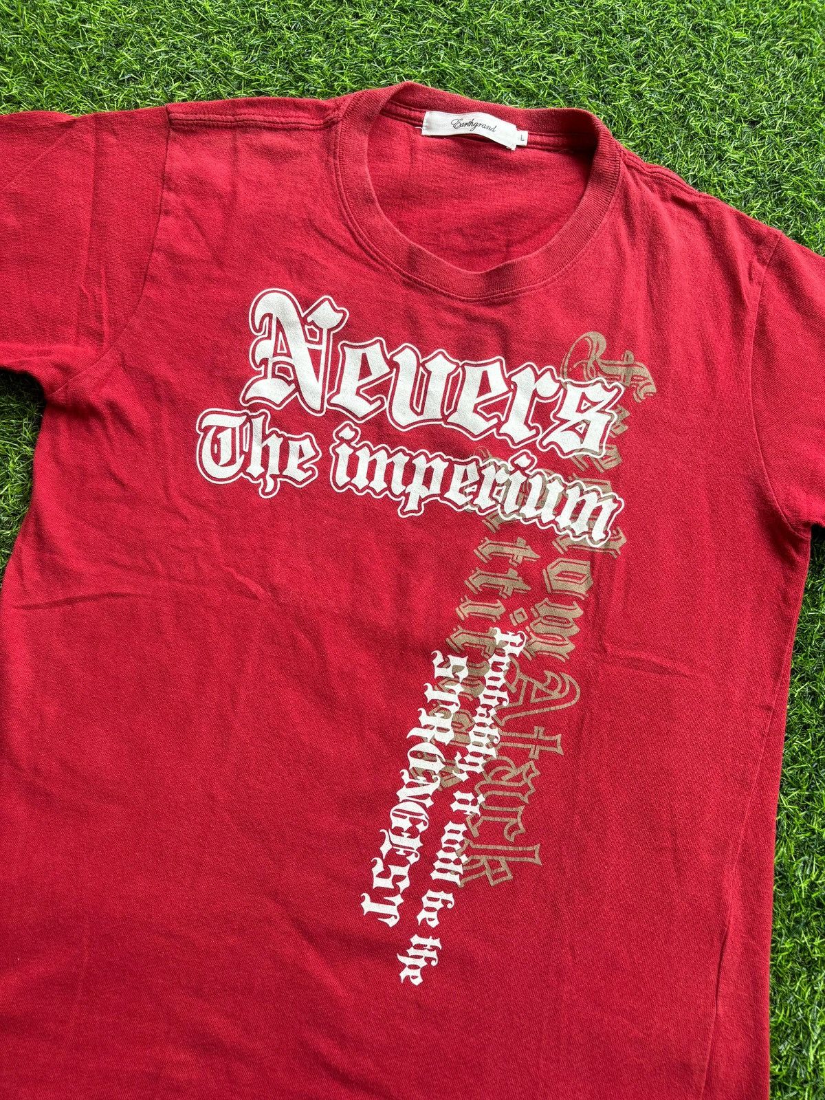Hysteric Glamour Y2k Earthgrand Nevers the imperium Punk Style Tshirt Size US L / EU 52-54 / 3 - 5 Thumbnail