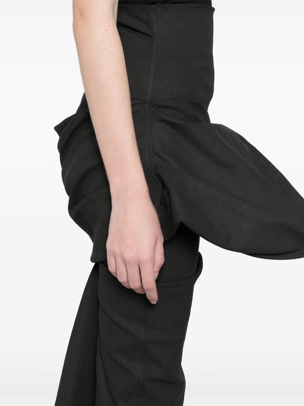 Rick Owens o1y0126 Maxi Skirt in Black Size 26" / US 2 / IT 38 - 2 Thumbnail