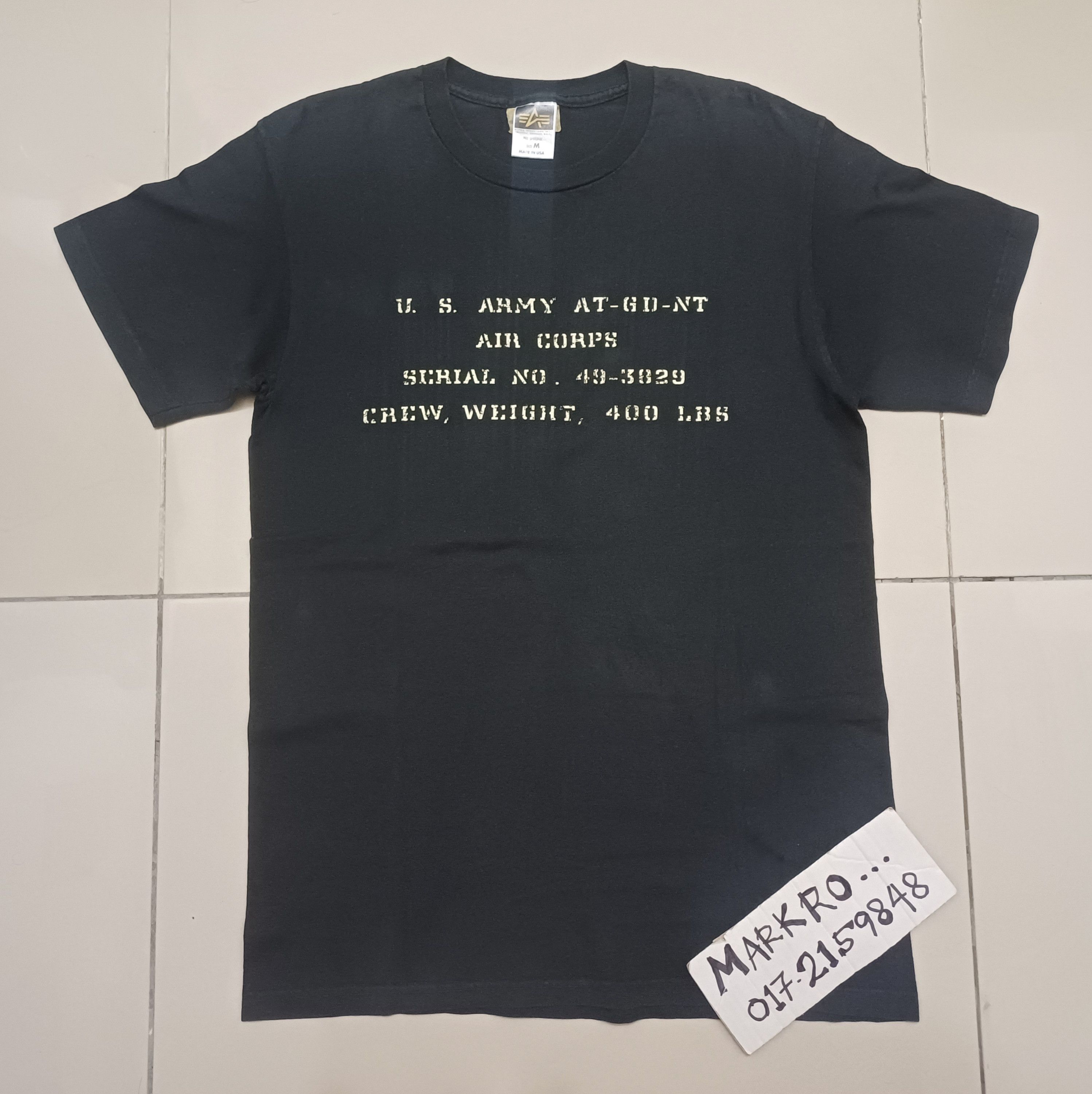 Alpha Industries Vintage ALPHA INDUSTRIES t-shirt Size US M / EU 48-50 / 2 - 1 Thumbnail
