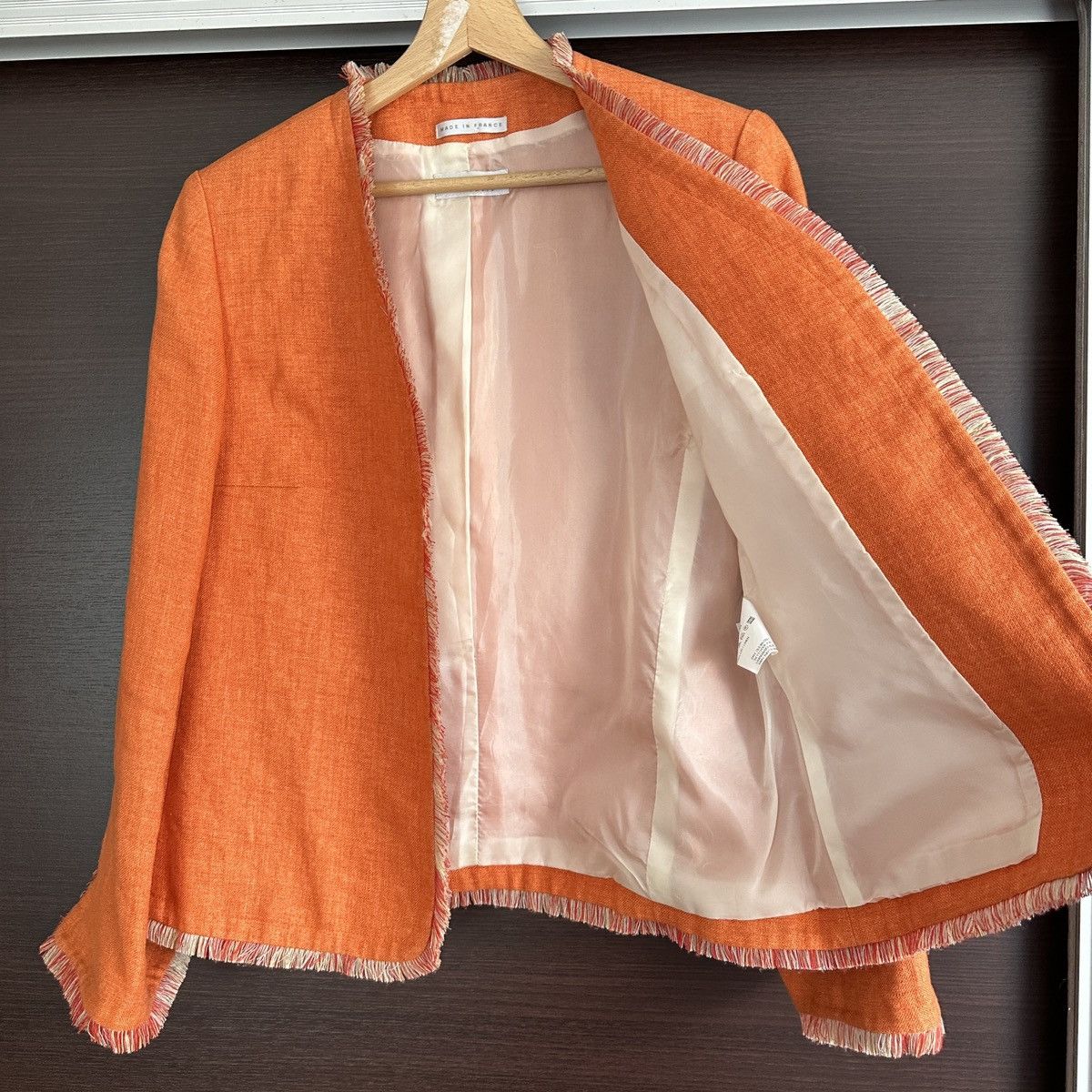 Designer Bernard Zins Made in France Lin Linen Blazer Jacket Coat M Size M / US 6-8 / IT 42-44 - 11 Thumbnail