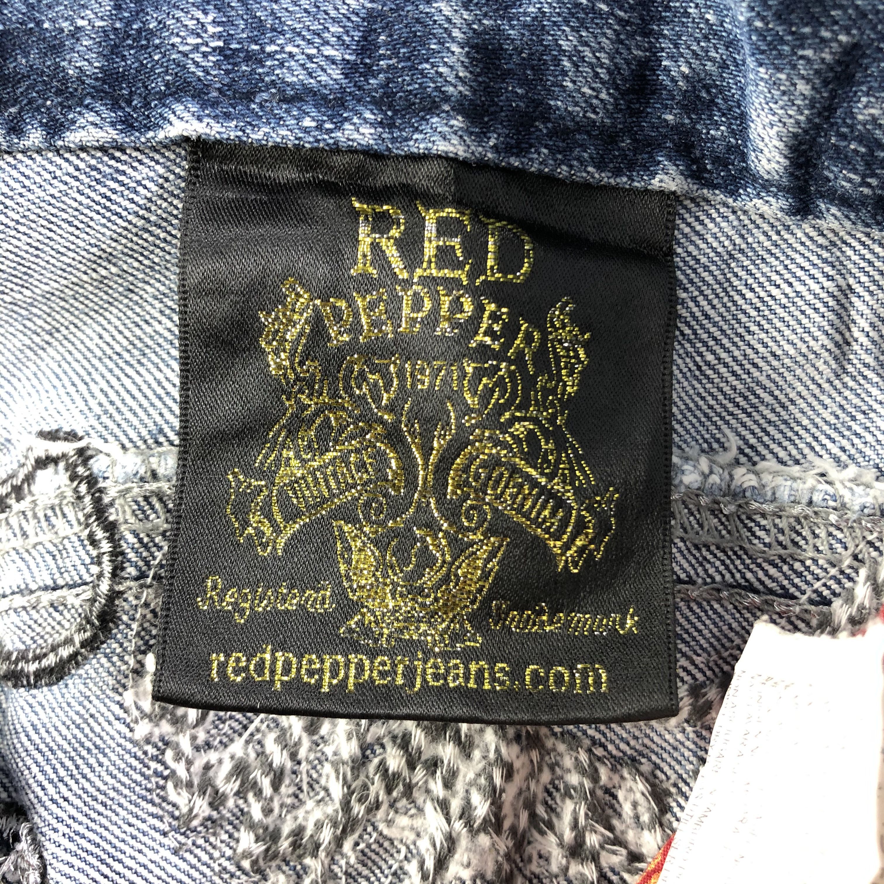 Japanese Brand Red Pepper Faded Blue Flare Jeans KJ1976 Size 25" / US 0 / IT 36 - 9 Thumbnail