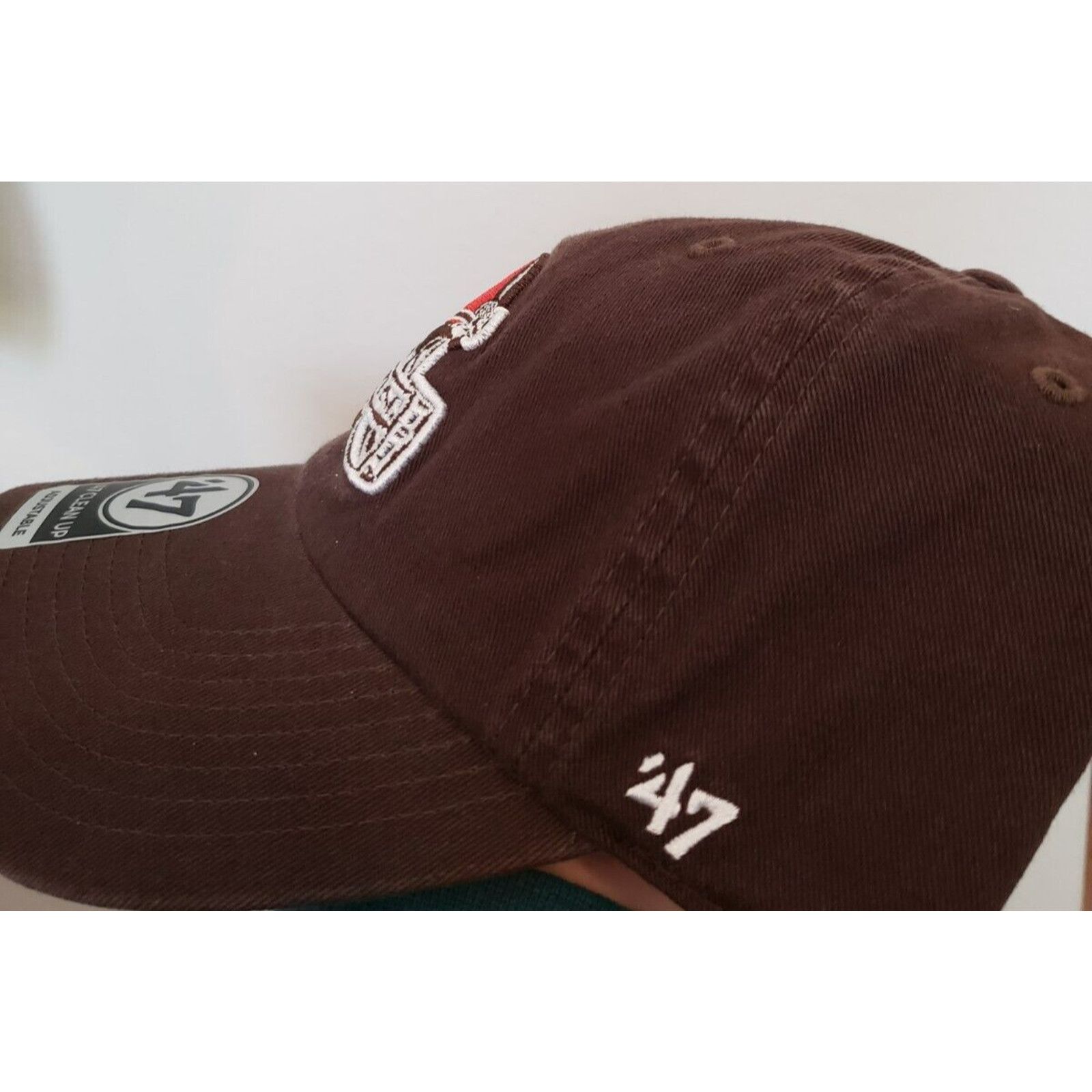 47 Cleveland Browns Hat '47 Clean Up Dad Strap Brown '47 Brand Size ONE SIZE - 4 Thumbnail