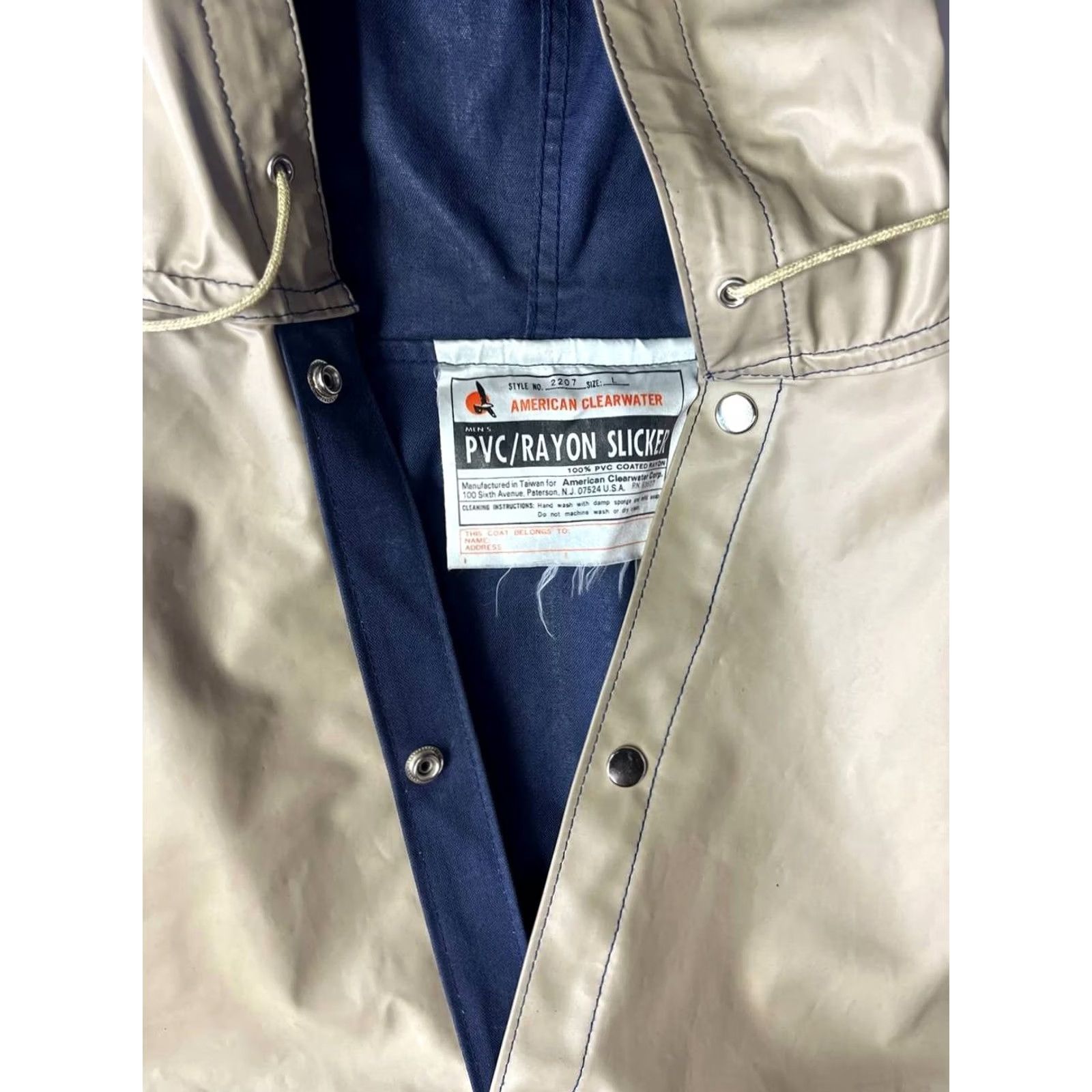 Weatherproof VINTAGE American Clearwater Jacket Parka Waterproof Stadium Jacket Beige L Mens USA Weatherproof Vinyl USA Theme Mens L Size US L / EU 52-54 / 3 - 6 Thumbnail