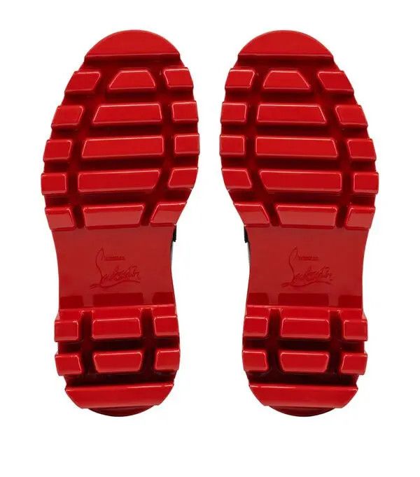 Christian Louboutin oc11z0325 The Amazing Loubi Flat Patent Cosmos in Black Size US 11 / EU 44 - 5 Thumbnail