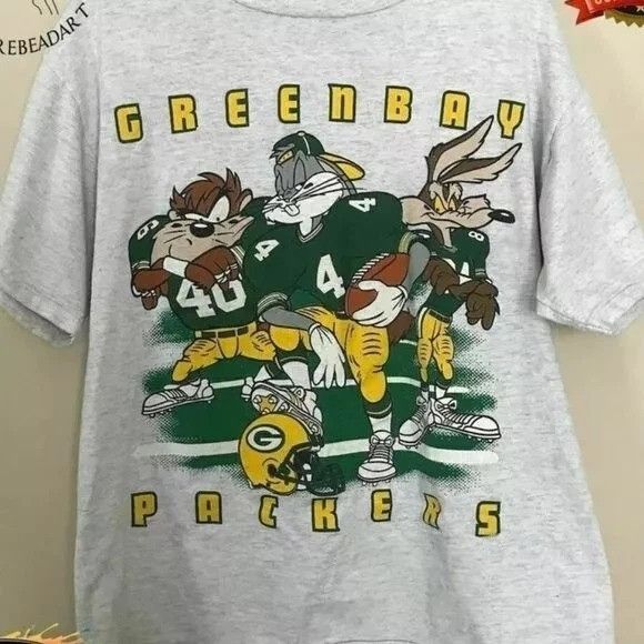 Other Vintage Green Bay Packers Taz Looney Tunes Unisex Men Women Size XL / US 12-14 / IT 48-50 - 2 Thumbnail