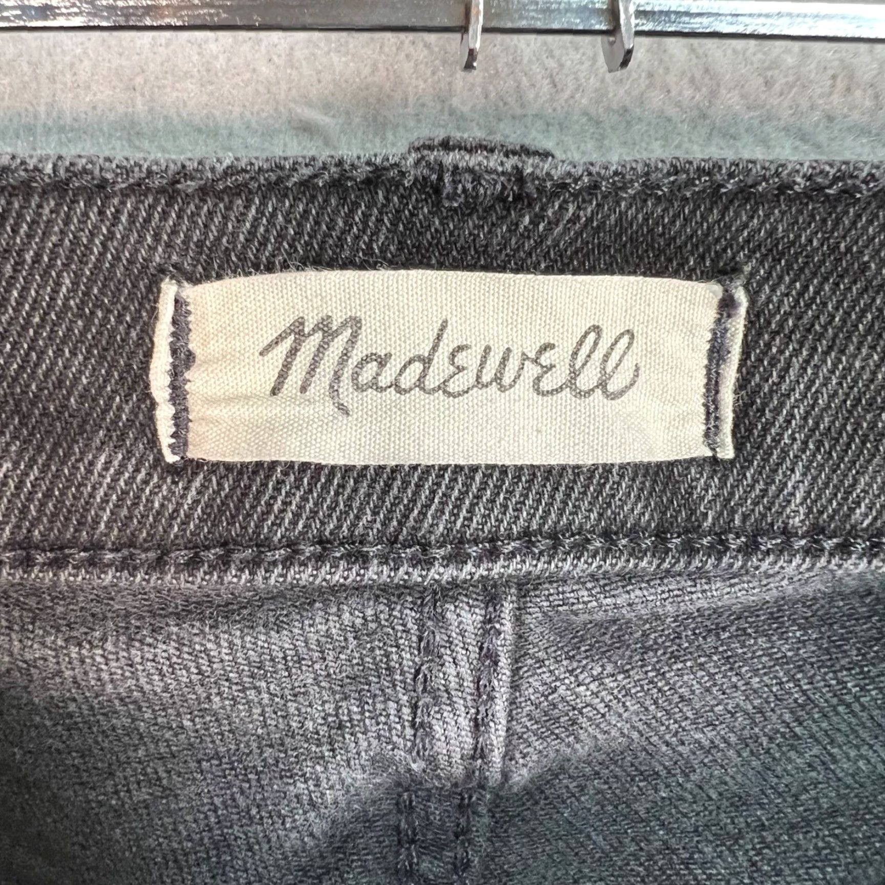 Madewell Madewell Cali Demi-Boot Jeans Women 27 Black Denim Frayed Hem Bootcut 伟 Size 27" / US 4 / IT 40 - 3 Thumbnail