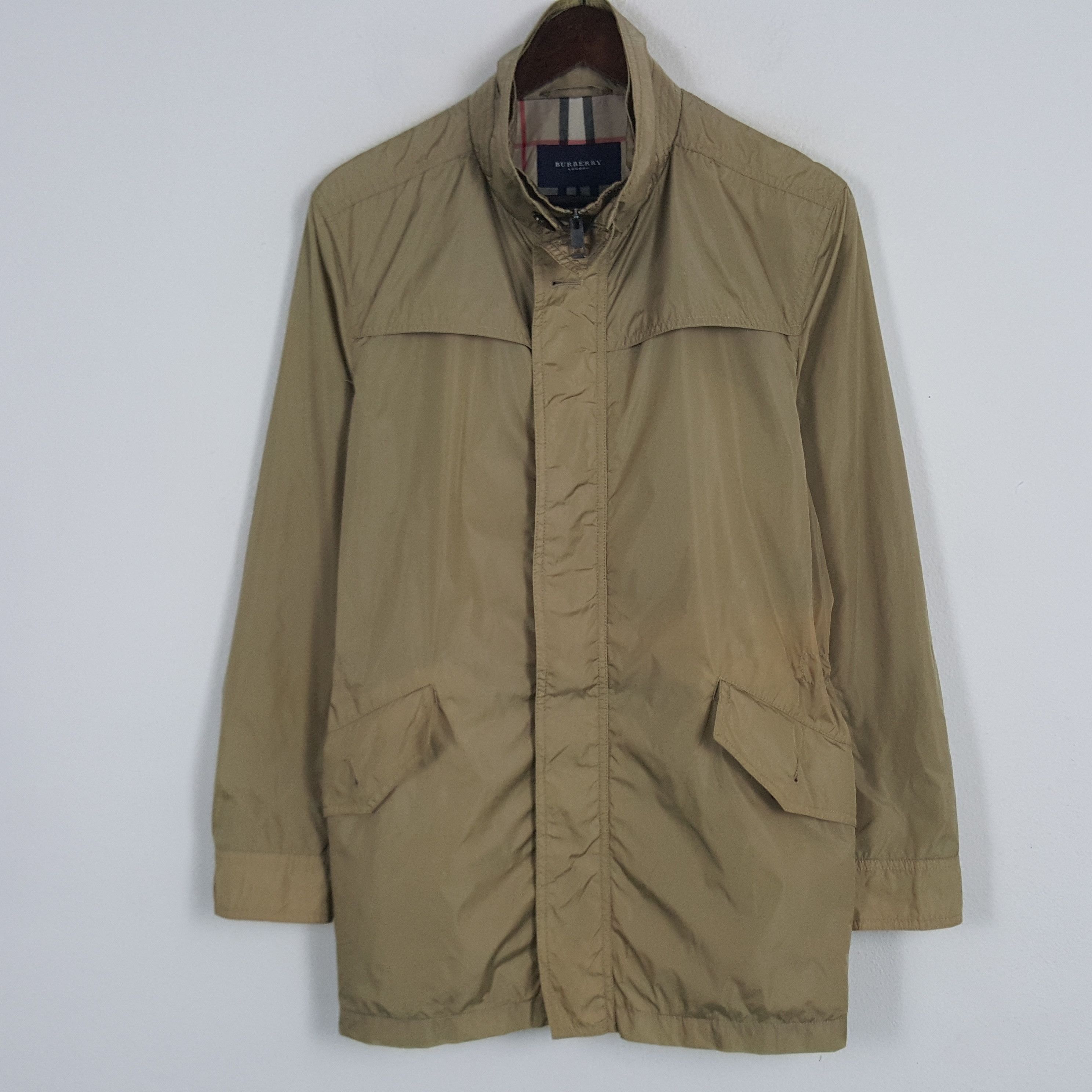 Burberry × Vintage Vintage Burberry London Nove Check Custom Spell Out Jacket Size US L / EU 52-54 / 3 - 3 Thumbnail