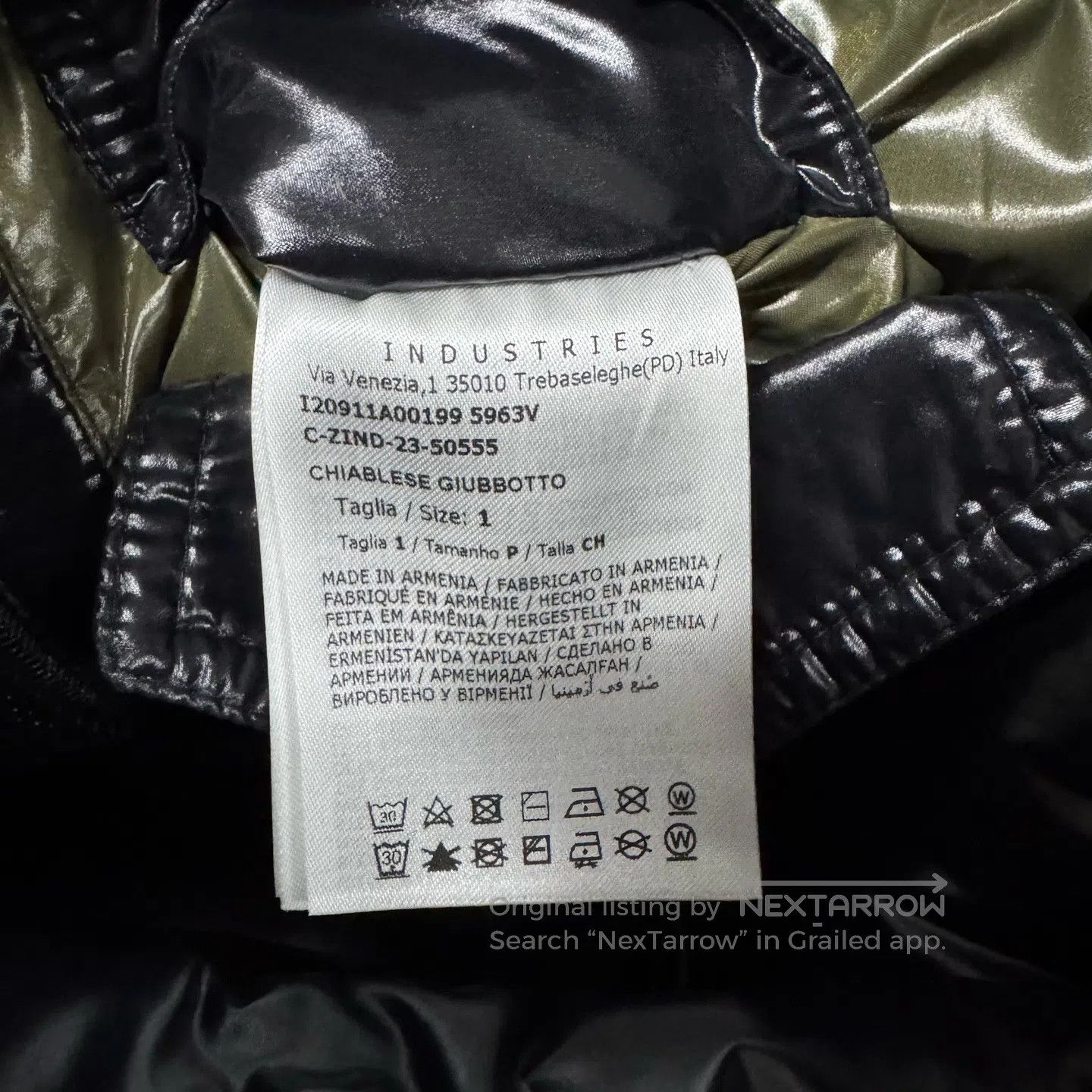 Moncler Moncler Chiablese Light-colored, large-pocketed hooded dow Size US S / EU 44-46 / 1 - 8 Thumbnail