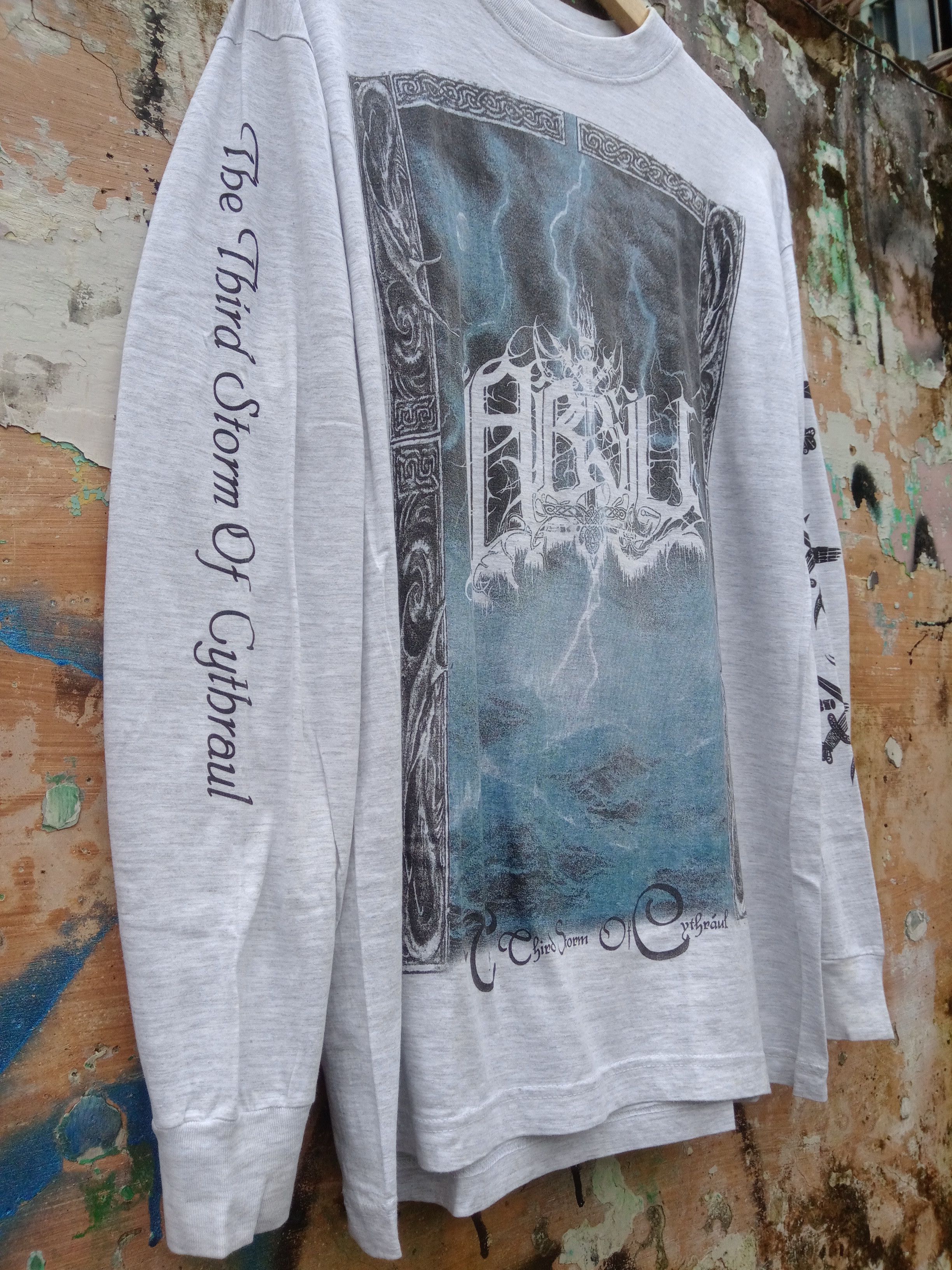 Band Tees × Vintage Vintage 90s OG ABSU the third storm of cythraul Size US XL / EU 56 / 4 - 4 Thumbnail