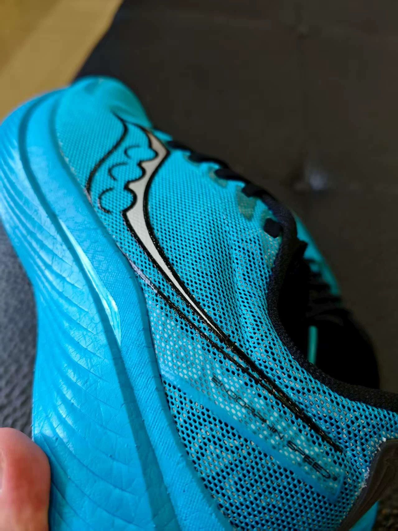 Saucony Saucony Endorphin Speed 3 Men's Lake Blue Near Mint 44 Size US 11 / EU 44 - 8 Thumbnail