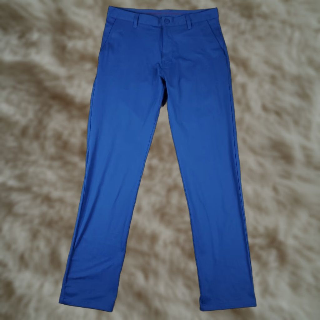 Rhone Rhone Pants Mens Size 32x33 Blue Chino Flat Front Regular Fit 33 Inseam Classic Preppy Sports Mens Size US 32 / EU 48 - 1 Thumbnail