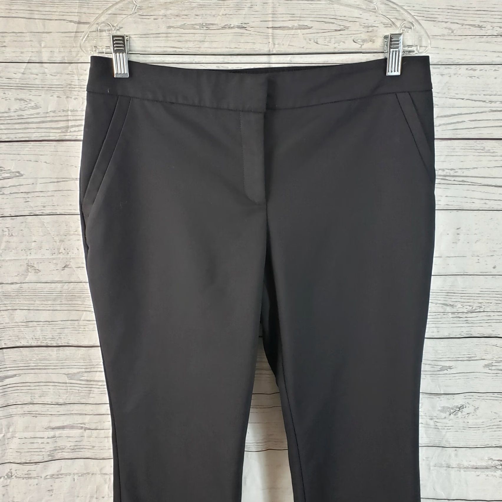 Vintage Chicos So Slimming Womens Pants Sz6 Short Black Mid Rise Cotton Blend Dress Pants Slimming Womens Chicos Short 6 Black Cotton Blend Pants朗 Size 28" / US 6 / IT 42 - 2 Thumbnail