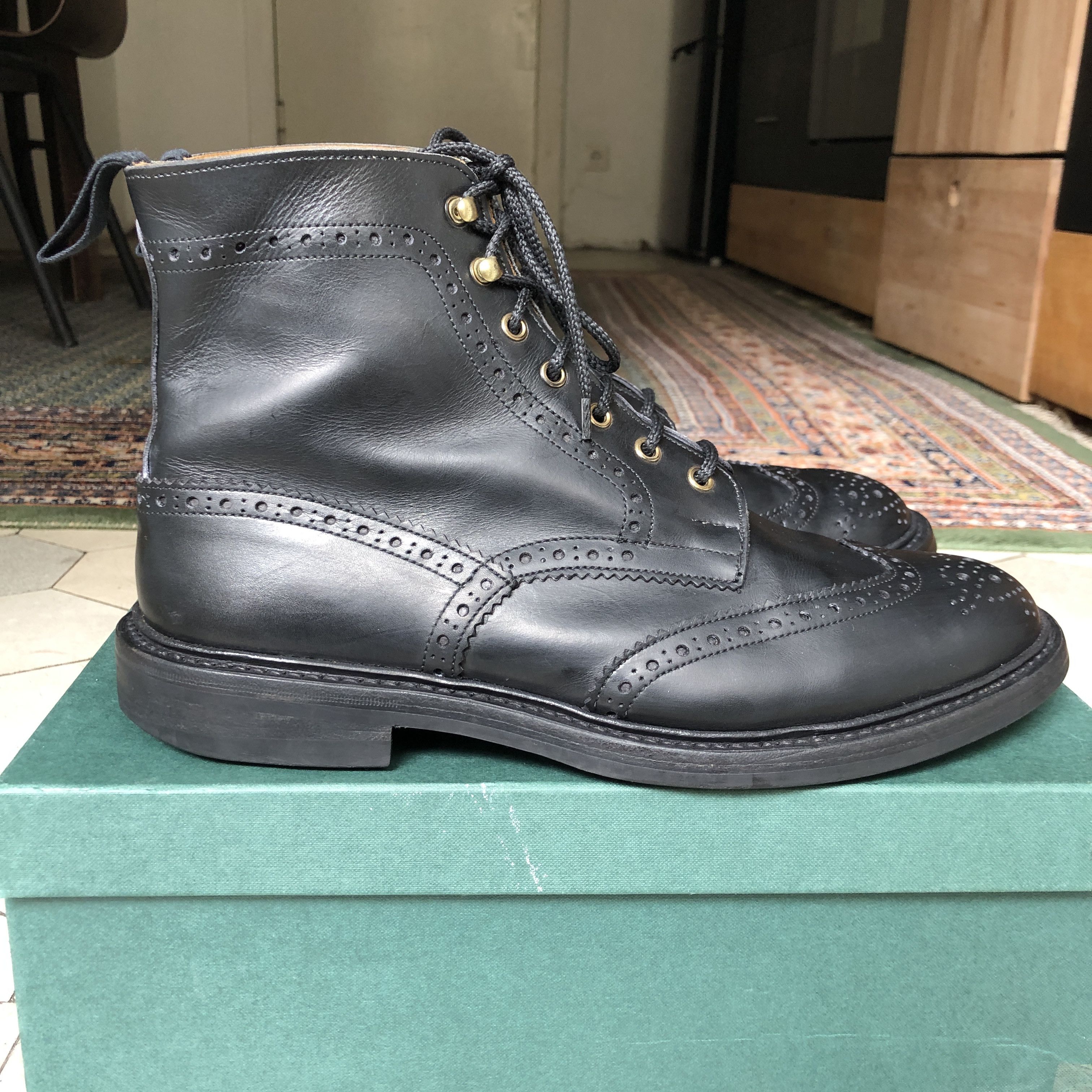 Tricker's Tricker's "Stow" brogue boots customised UK 10.5 Size US 11.5 / EU 44-45 - 7 Thumbnail