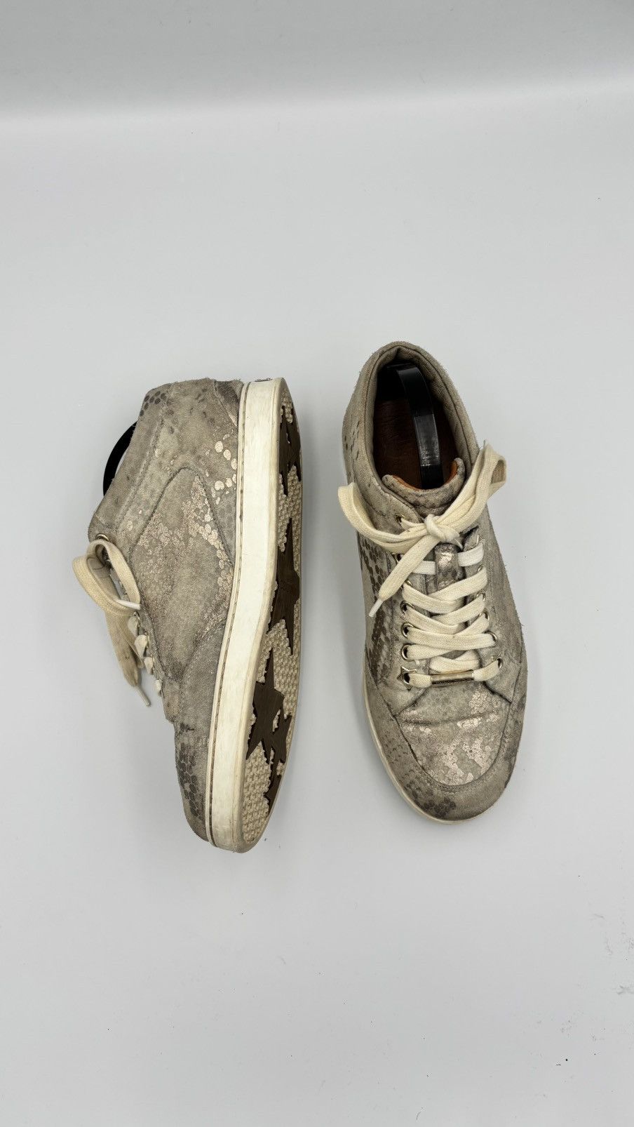Jimmy Choo Jimmy Choo Suede Trainers snake print Size 36 Size US 6 / IT 36 - 6 Thumbnail