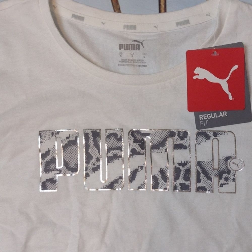 Puma PUMA Rebel Graphic Tee - Size Small - NWT Size S / US 4 / IT 40 - 3 Thumbnail