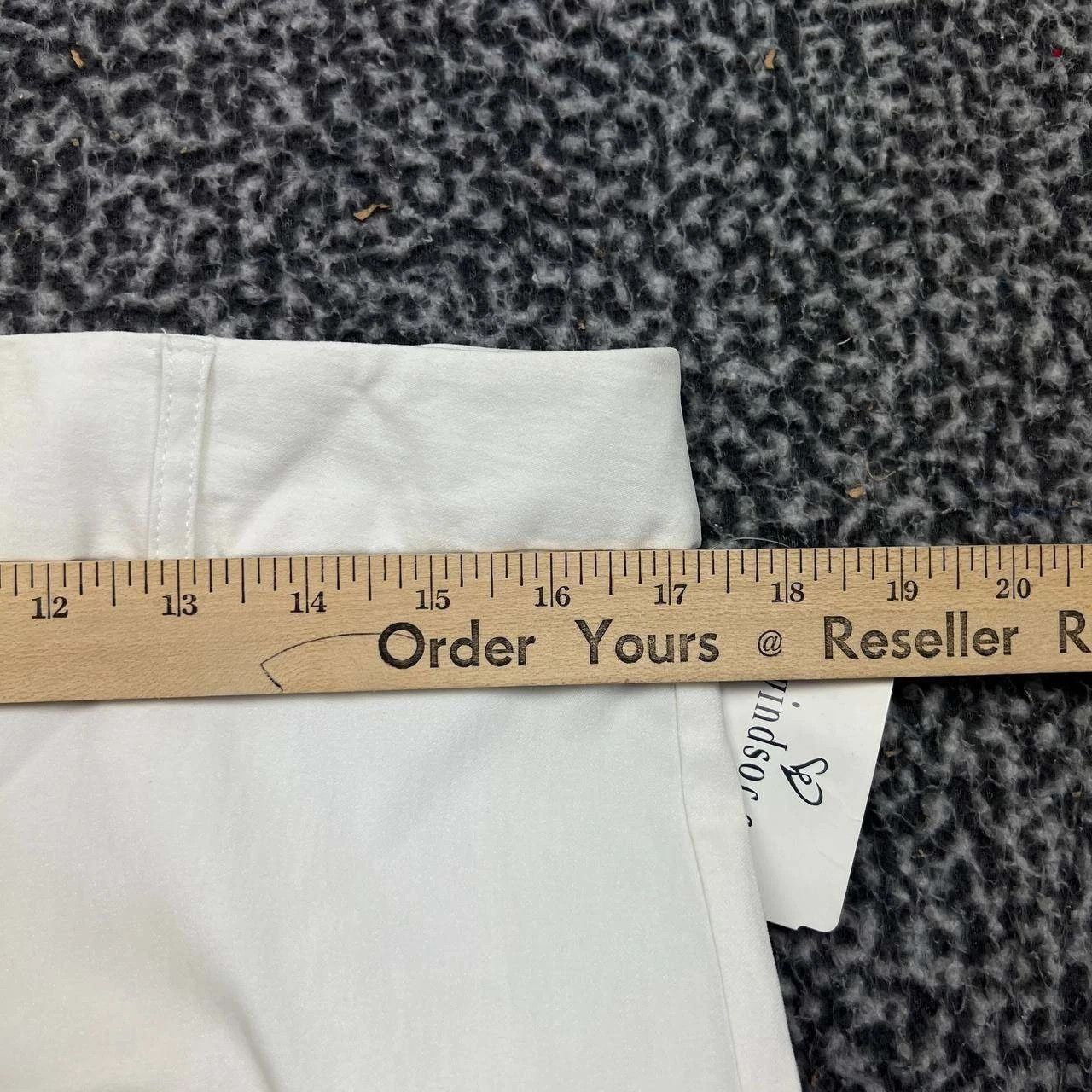 Other Vintage Windsor Trouser Pants Women 13 White Wide Leg 34x24 Size 34" / US 12 / IT 48 - 6 Thumbnail