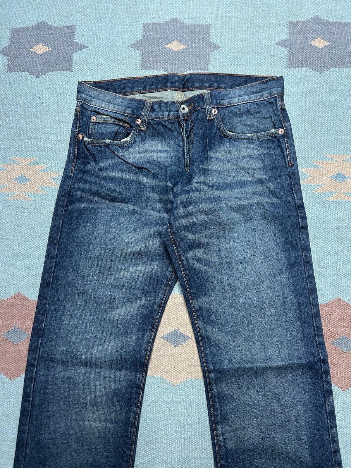 Vintage Vtg Levi’s offender jeans low rise straight leg dark 31x34 Size US 31 - 7 Thumbnail