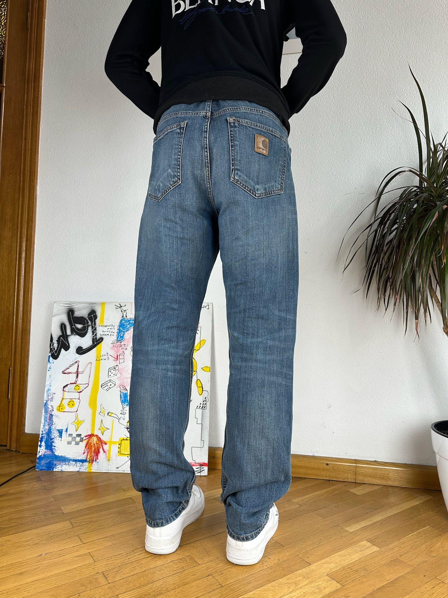 Carhartt Vintage 90s distressed denim sonic pants carhartt Y2K Size US 34 / EU 50 - 1 Thumbnail