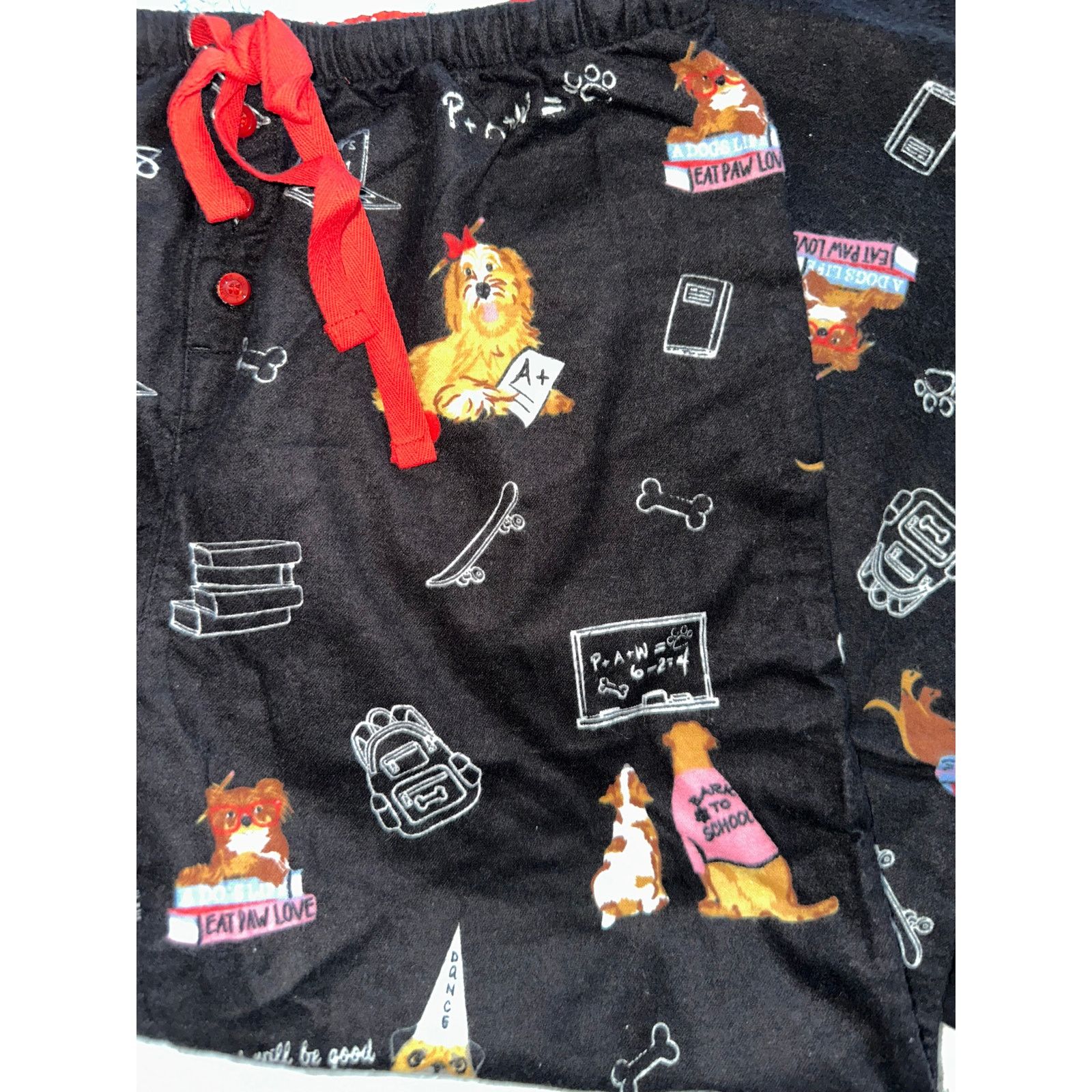 Other NWT PJ SALVAGE COTTON FLANNEL TEACHER'S PET DOGS PAJAMAS S Size ONE SIZE - 6 Thumbnail