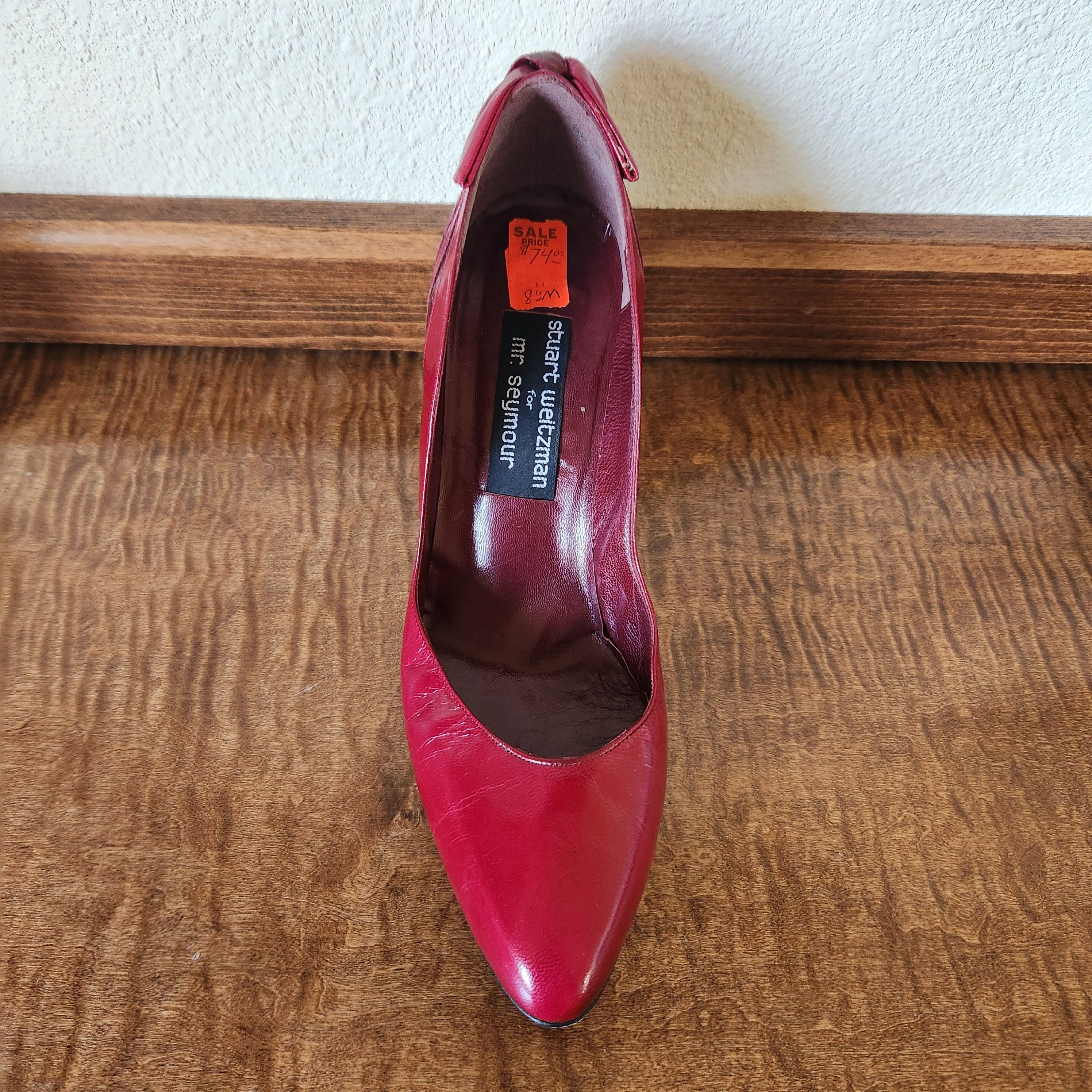 Stuart Weitzman Stuart Weitzman Mr.Seymour retro 90s bow croc high heels 8.5 Size US 8.5 / IT 38.5 - 10 Thumbnail