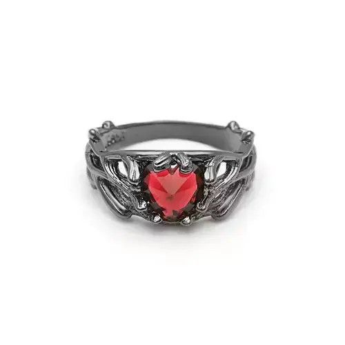 Other Romantic Dark Cubic Ring Size ONE SIZE - 2 Thumbnail