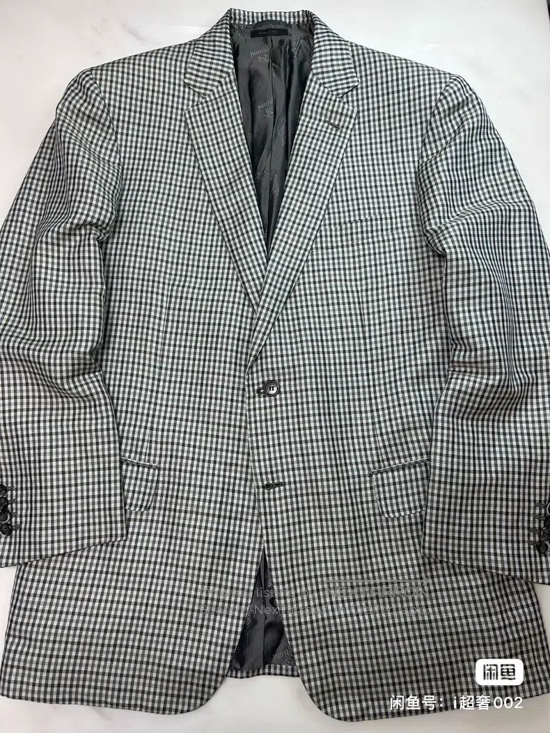 Brioni Brioni Silk linen slim fit single suit Size US L / EU 52-54 / 3 - 2 Thumbnail