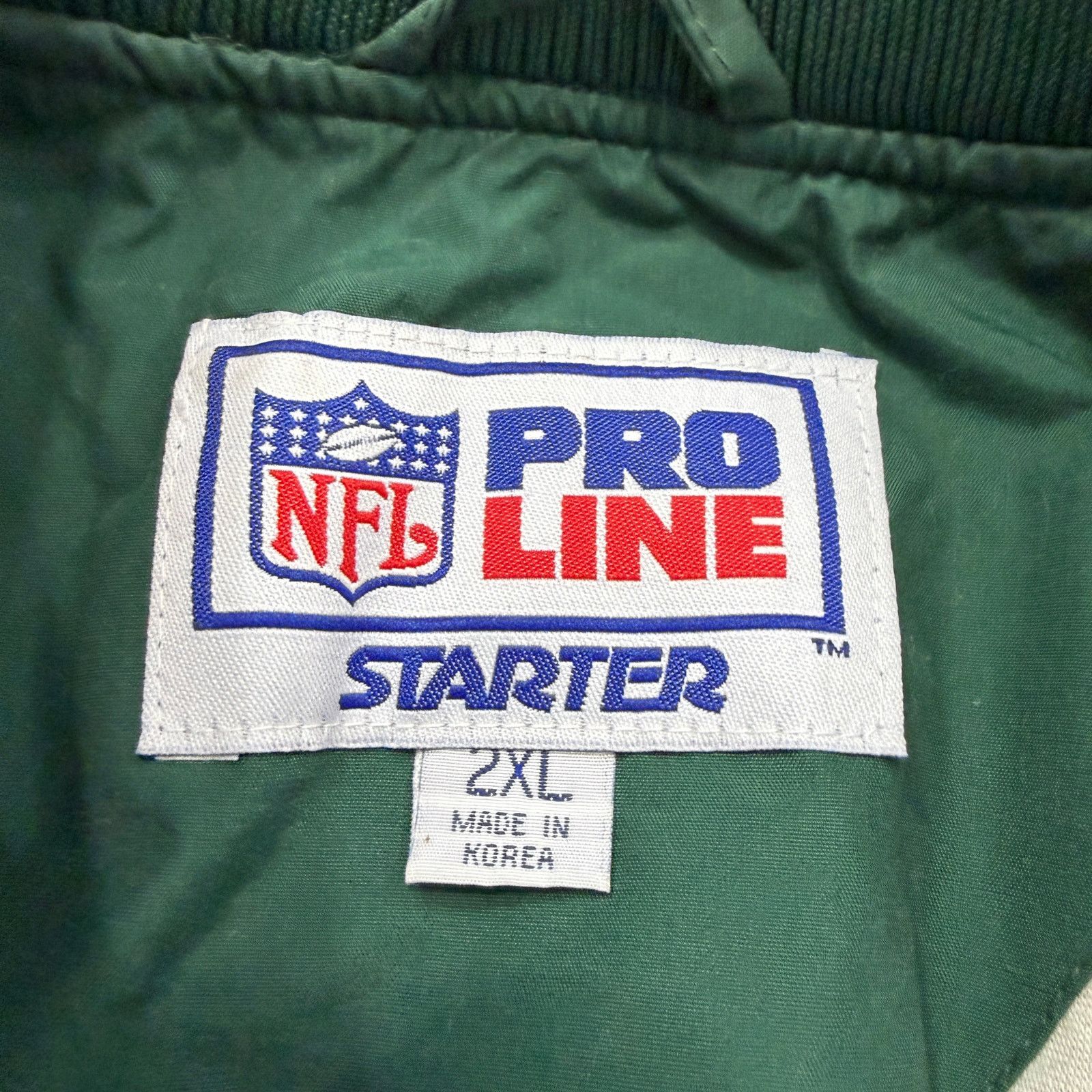Vintage Vintage Starter Pro Line Green Bay Packers Pullover Jacket Size US XXL / EU 58 / 5 - 5 Thumbnail