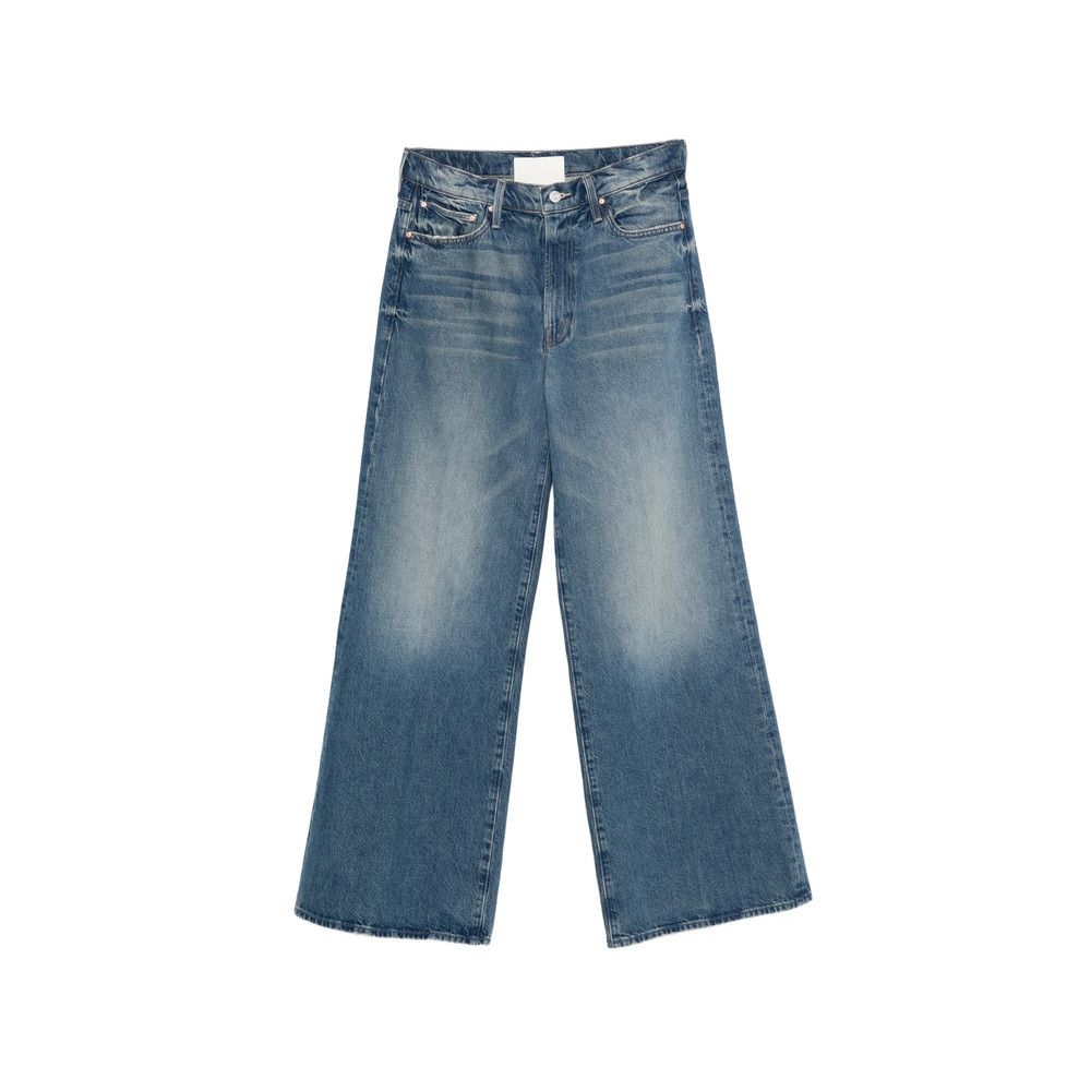 MOTHER Mother BLUE Denim - Wide-Leg Jeans Size 24" / US 00 / IT 34 - 1 Thumbnail