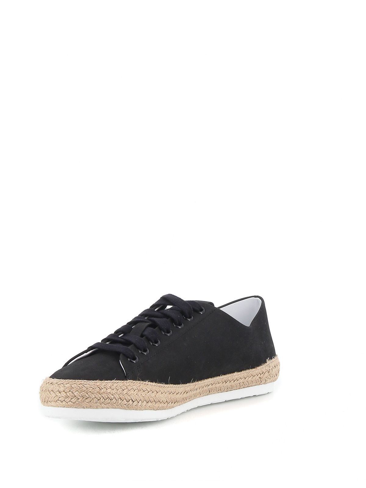 Moschino o1y0225 Logo Embroidered Espadrilled in Black/Beige Size US 6 / EU 39 - 3 Thumbnail