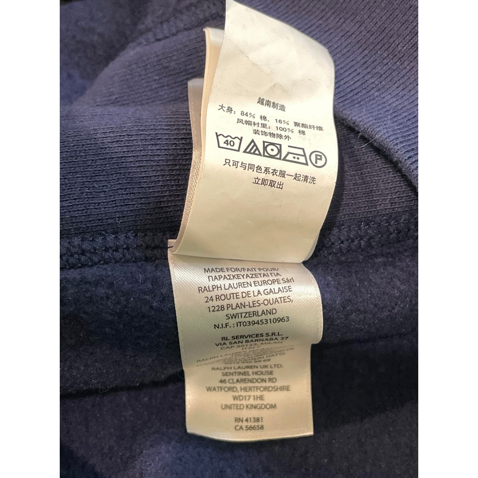 Polo Ralph Lauren Polo Zip Up Jacket Navy Yellow Size US XXL / EU 58 / 5 - 11 Thumbnail