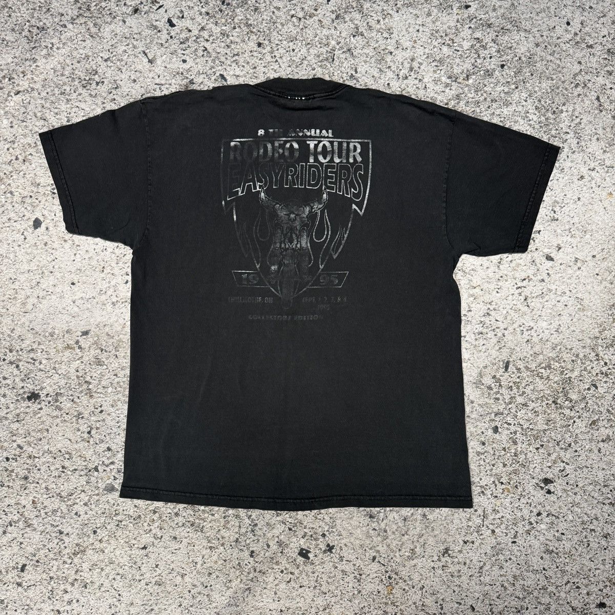 Harley Davidson 90s Easyriders Faded Thrashed Panhead Alley Tee ERD Chrome Size US L / EU 52-54 / 3 - 2 Thumbnail