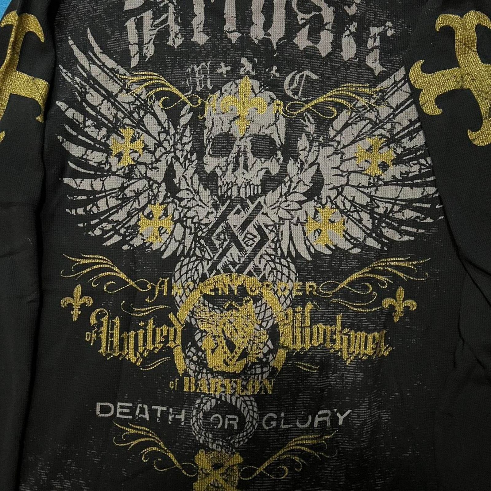 Affliction mens affliction thermal shirt mma elite tapout y2k archaic Size US L / EU 52-54 / 3 - 4 Thumbnail
