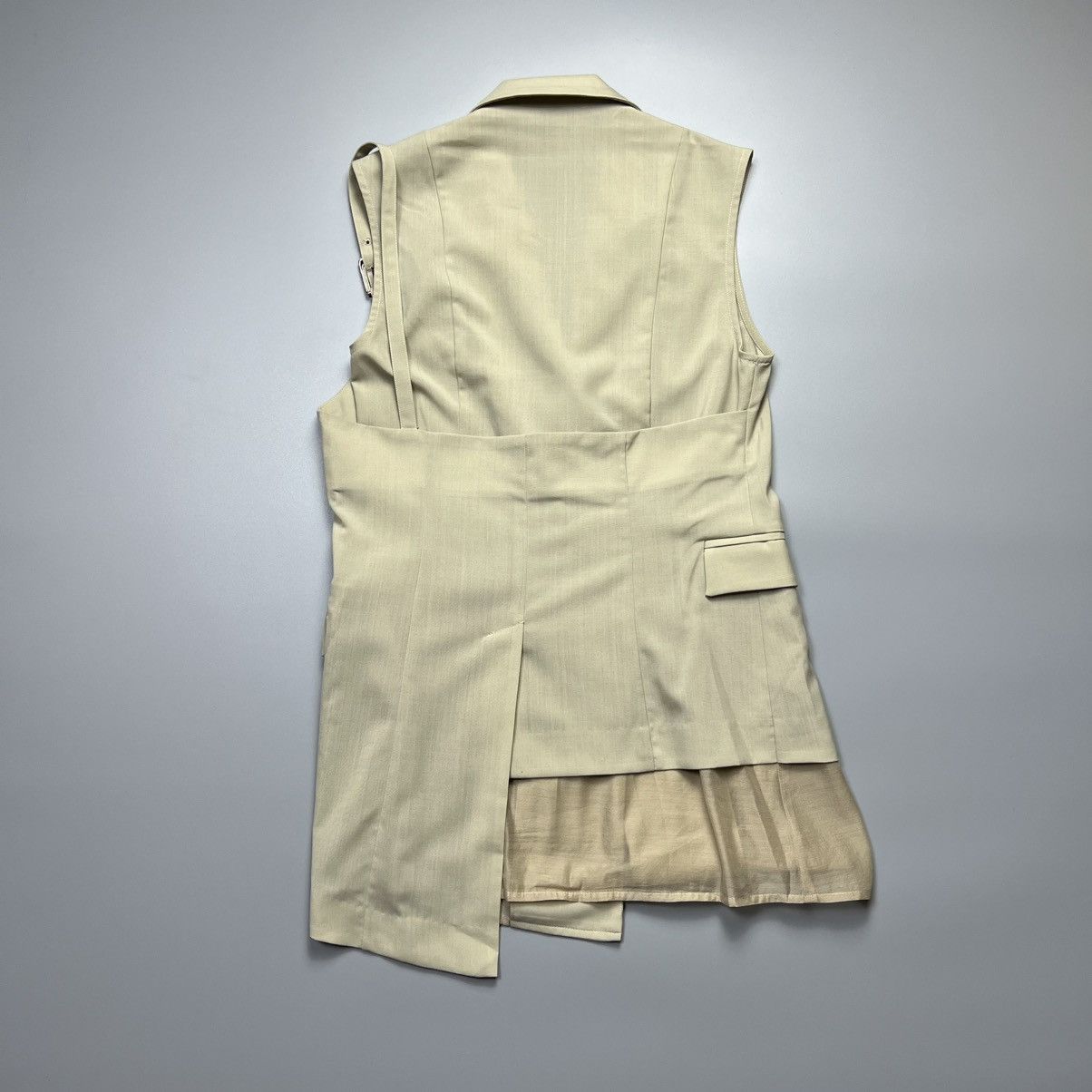 Japanese Brand United Tokyo - Clipping Slit layered Vest Size XS / US 0-2 / IT 36-38 - 5 Thumbnail