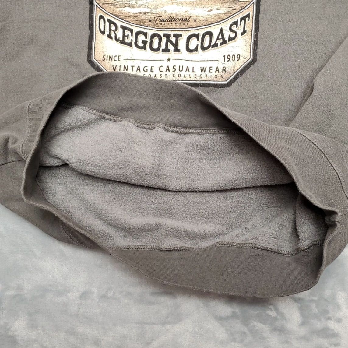 Vintage VINTAGE Oregon Coast Sweatshirt Mens Medium Gray Rockaway Beach Tourist Casual 90s Size US M / EU 48-50 / 2 - 5 Thumbnail