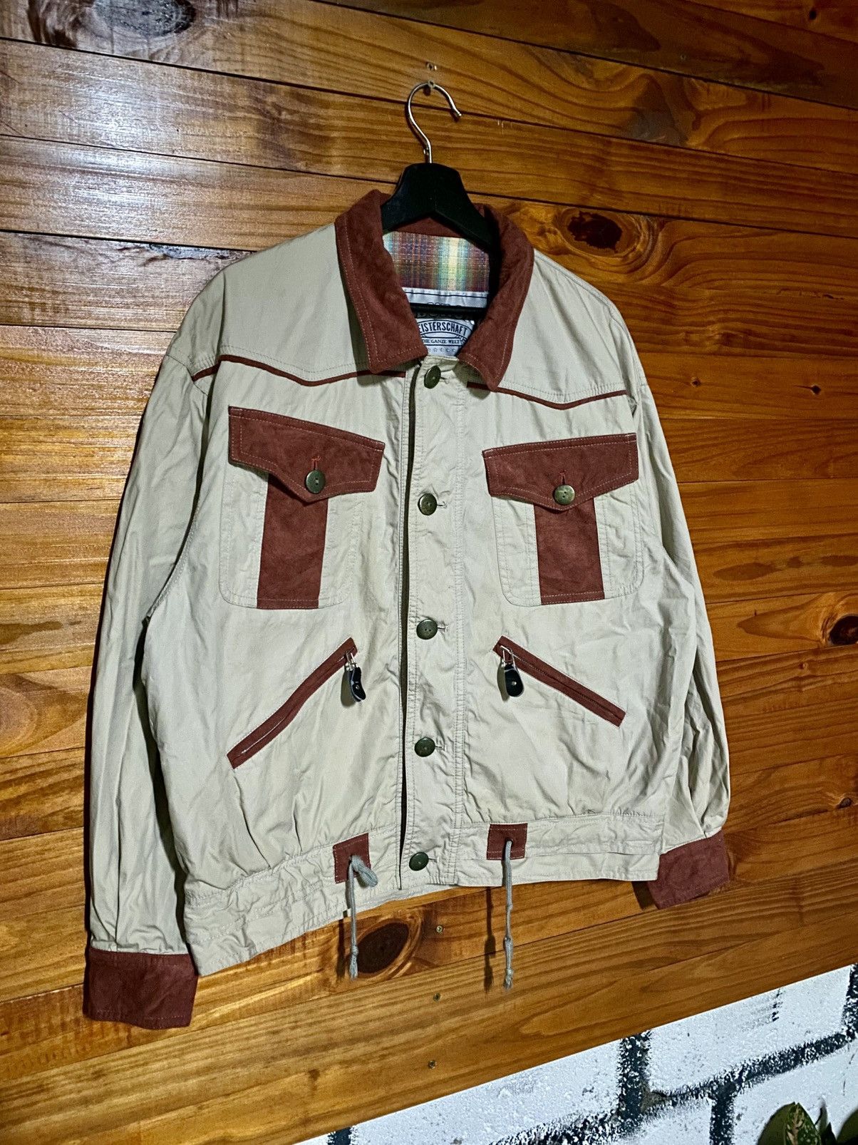 Japanese Brand Vintage Saburoku Meisterschaft Field Jacket | 90s Workwear Size US L / EU 52-54 / 3 - 8 Thumbnail