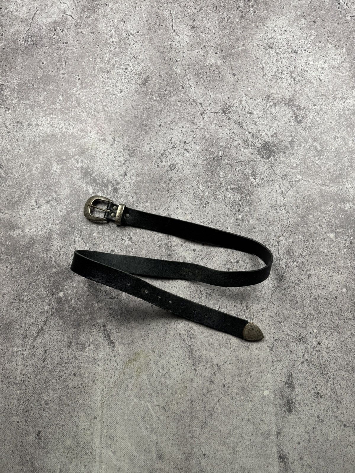 Japanese Brand 00’S NINE STYLE JAPAN LEATHER Y2K OPIUM BELT ARCHIVE Size ONE SIZE - 8 Thumbnail