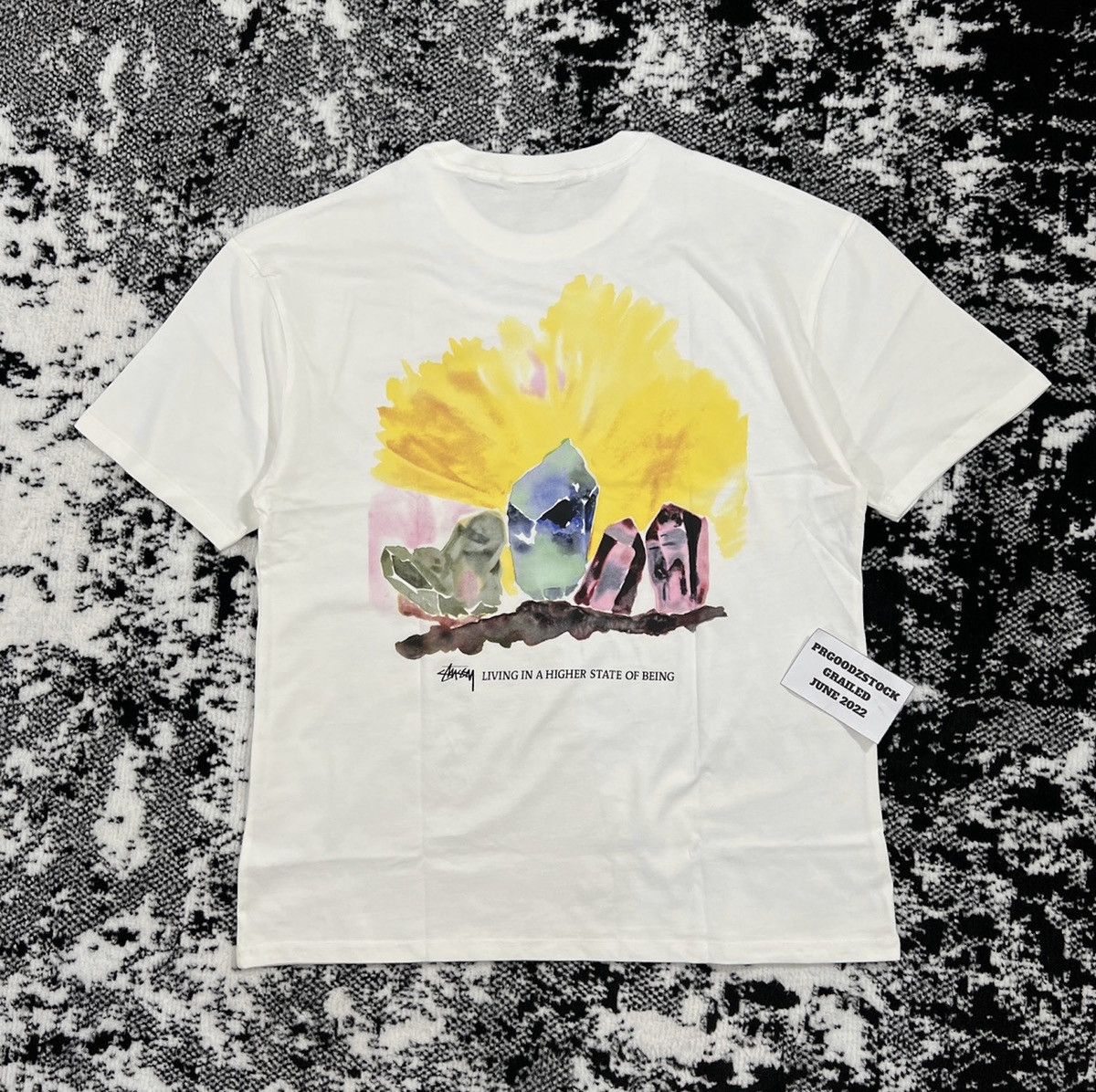 Stussy STUSSY HIGHER STATE TEE IN WHITE SIZE XLARGE Size US XL / EU 56 / 4 - 1 Thumbnail